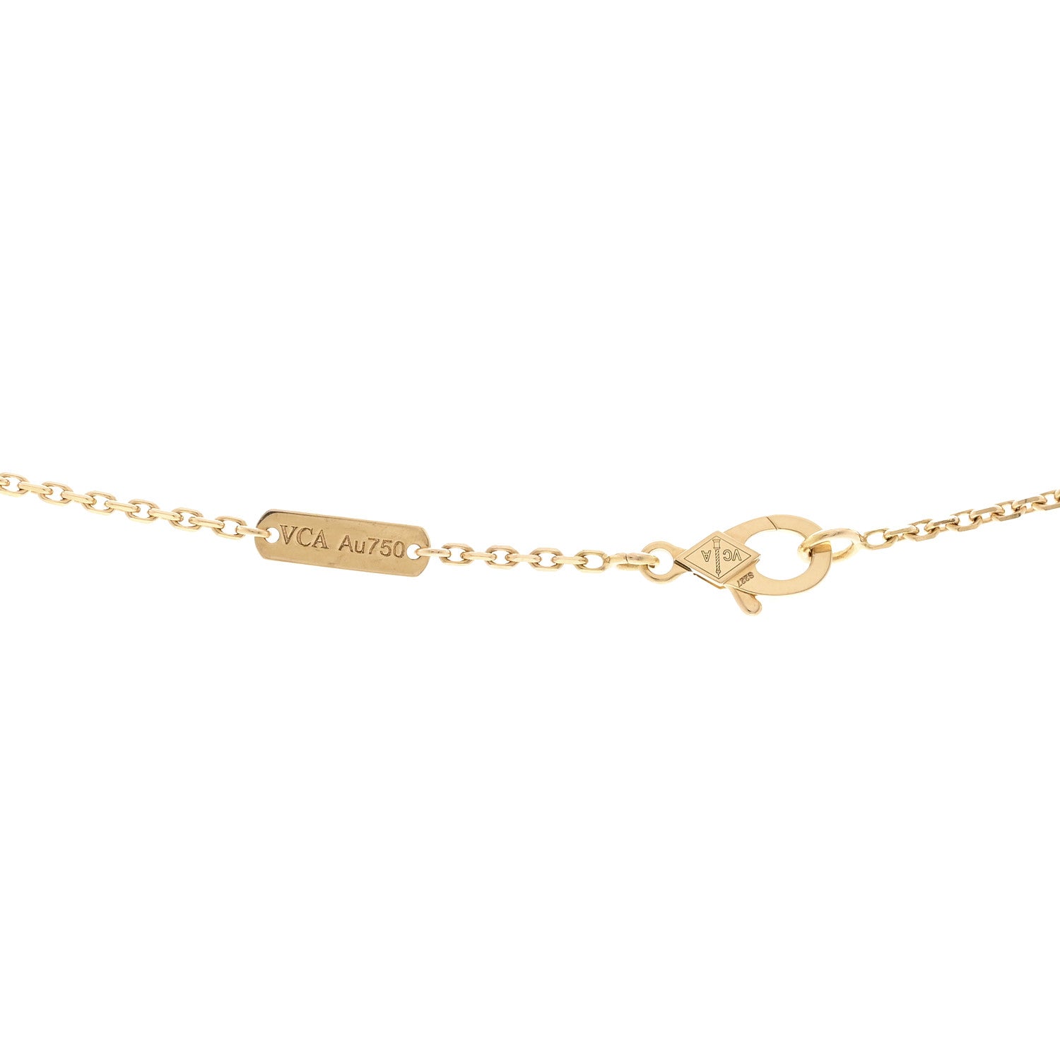 ヴァンクリーフ＆アーペル ヴィンテージアルハンブラ ペンダントネックレス ブラックオニキス 18K イエローゴールド VAN CLEEF & ARPELS VINTAGE ALHAMBRA PENDANT NECKLACE BLACK ONYX 18K YELLOW GOLD