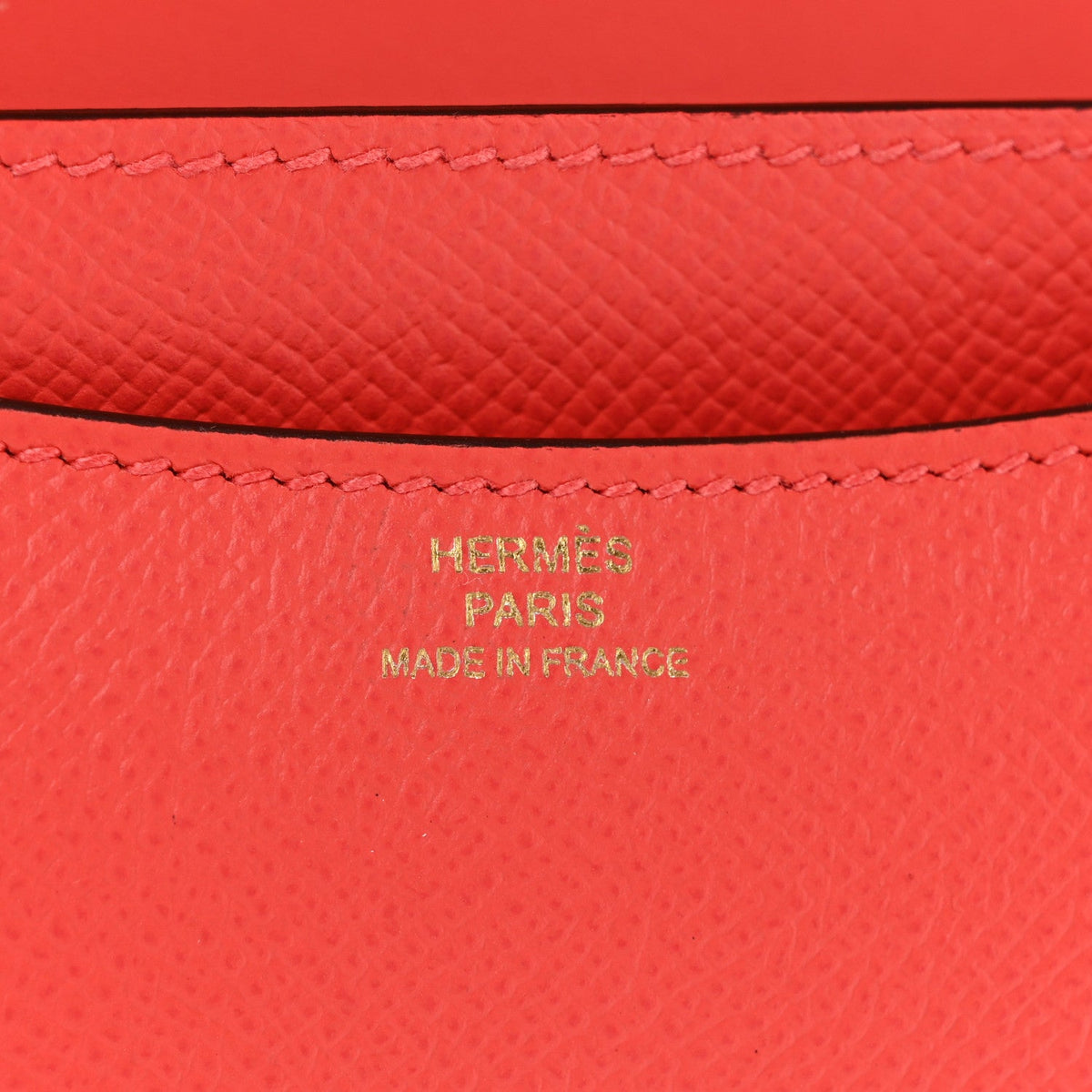 Hermes Mini Constance 18 Rose Jaipur Epsom Gold Hardware