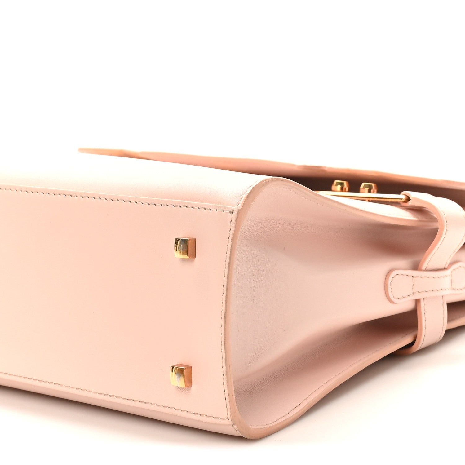 デルヴォー タンペート MM ショルダー  バッグ Light Pink カーフスキン ローズゴールド金具 DELVAUX TEMPETE MM SHOULDER BAG LIGHT PINK CALFSKIN ROSE GOLD HARDWARE