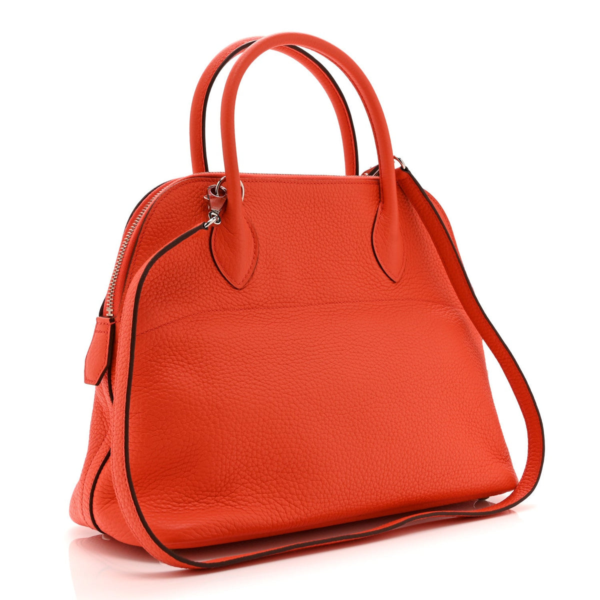 エルメス ボリード 31 Orange Poppy トリヨンクレマンス シルバー金具 HERMES BOLIDE 31 ORANGE POPPY TAURILLON CLEMENCE SILVER HARDWARE