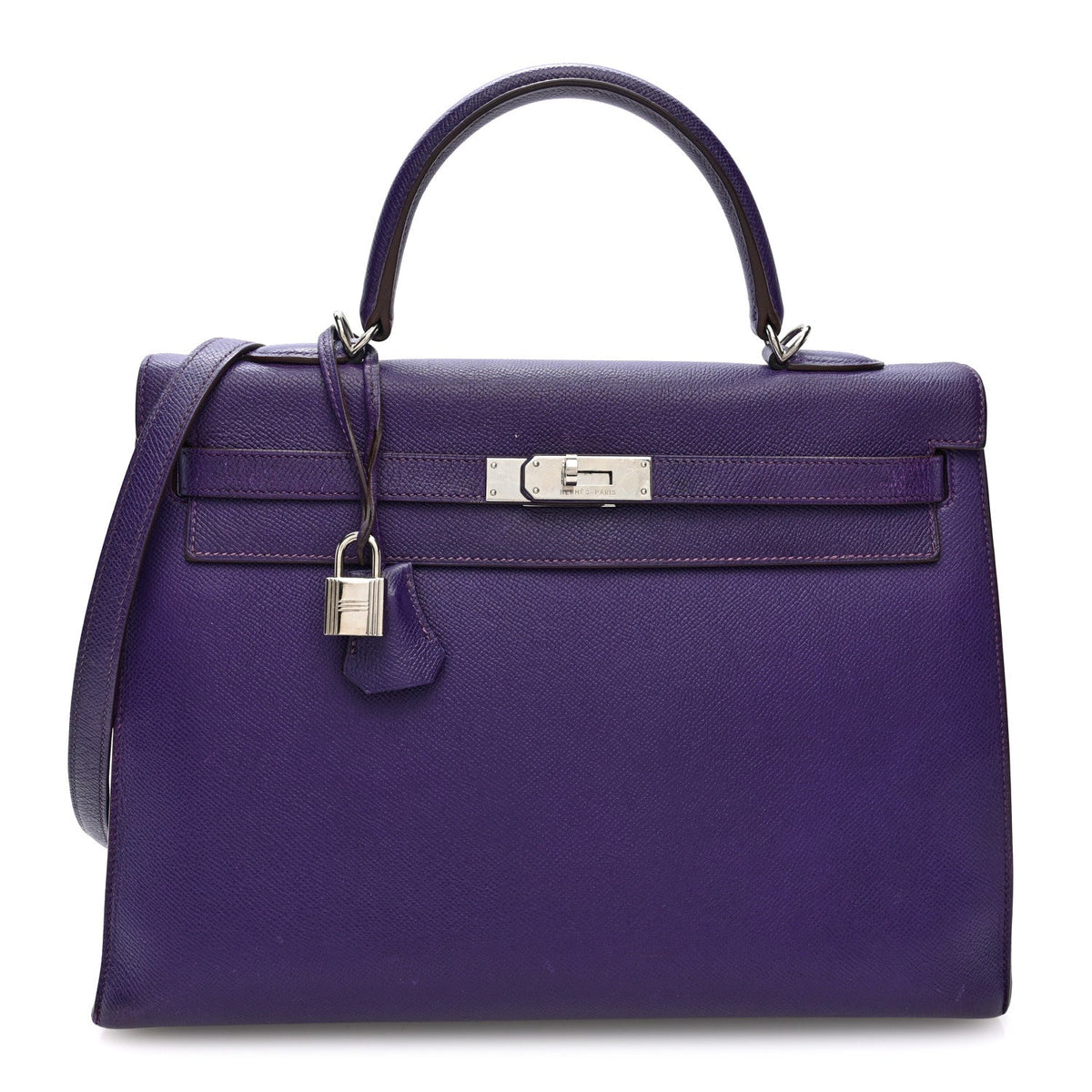 エルメス ケリー 35 外縫い Iris エプソン シルバー金具 HERMES KELLY 35 SELLIER IRIS EPSOM SILVER HARDWARE
