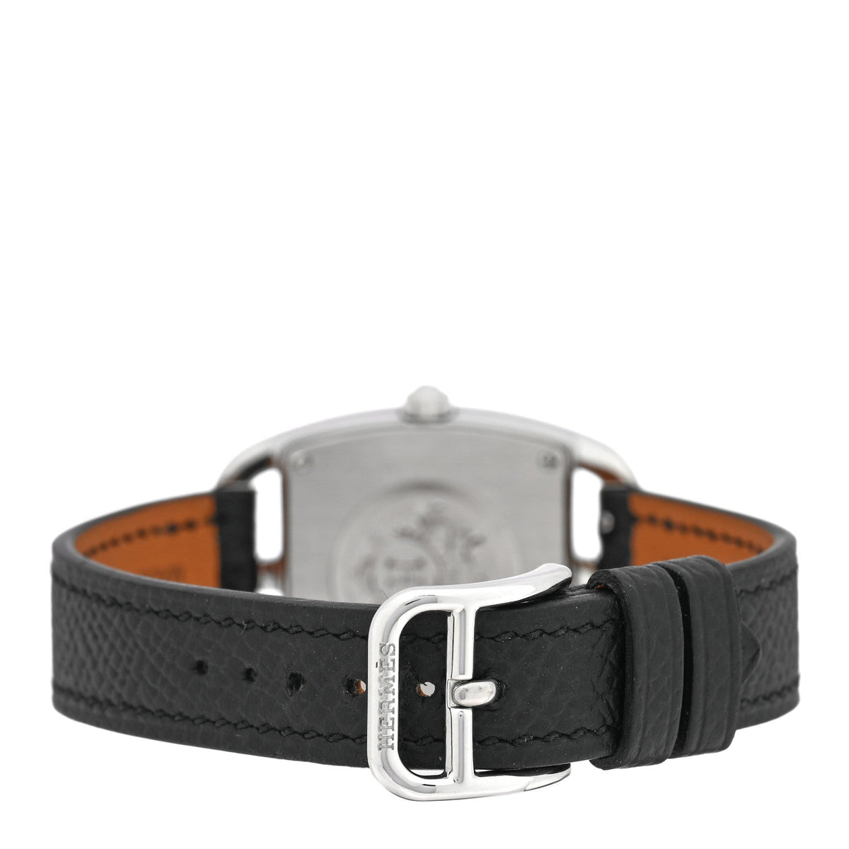 エルメス ケープコッド トノー クォーツウォッチ 26mm ステンレス Noir エプソン HERMES CAPE COD TONNEAU QUARTZ WATCH 26MM STAINLESS STEEL NOIR EPSOM