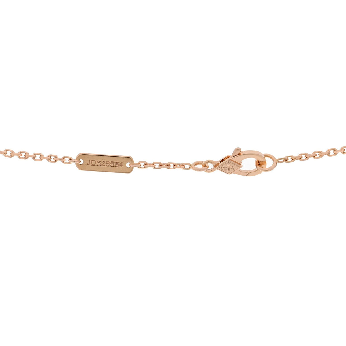 ヴァンクリーフ＆アーペル ヴィンテージアルハンブラ ペンダントネックレス マザーオブパール 18K ローズゴールド VAN CLEEF & ARPELS VINTAGE ALHAMBRA PENDANT NECKLACE MOTHER OF PEARL 18K ROSE GOLD