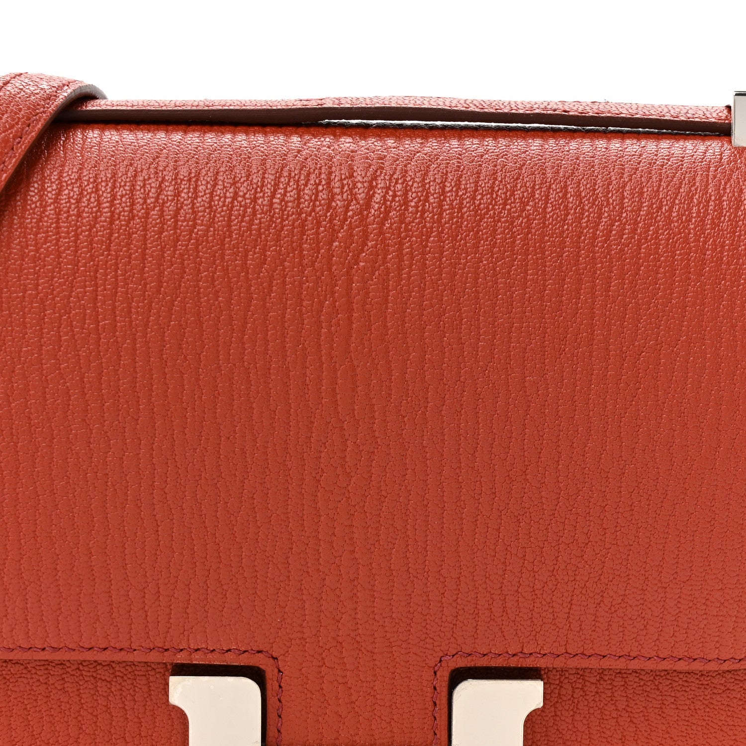 エルメス  ミニコンスタンス 18 ヴェルソ Brique Rose Lipstick シェーブルミゾール シルバー金具 HERMES MINI CONSTANCE 18 VERSO BRIQUE ROSE LIPSTICK CHEVRE MYSORE SILVER HARDWARE