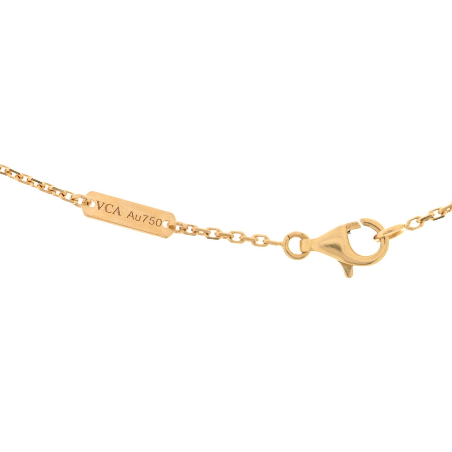 ヴァンクリーフ＆アーペル ヴィンテージアルハンブラ ペンダントネックレス カーネリアン 18K イエローゴールド VAN CLEEF & ARPELS VINTAGE ALHAMBRA PENDANT NECKLACE CARNELIAN 18K YELLOW GOLD