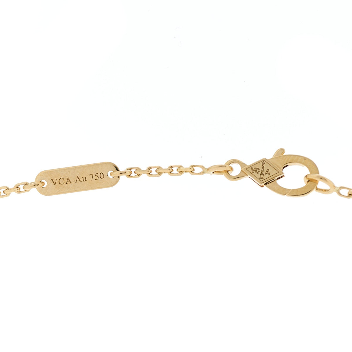 ヴァンクリーフ＆アーペル ヴィンテージアルハンブラ ペンダントネックレス カーネリアン 18K イエローゴールド VAN CLEEF & ARPELS VINTAGE ALHAMBRA PENDANT NECKLACE CARNELIAN 18K YELLOW GOLD