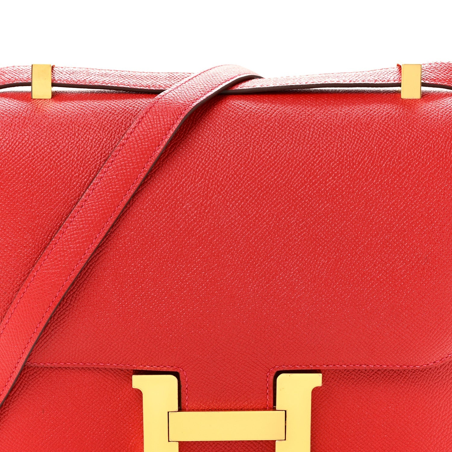 エルメス  コンスタンス 24 Rouge Casaque エプソン ゴールド金具 HERMES CONSTANCE 24 ROUGE CASAQUE EPSOM GOLD HARDWARE