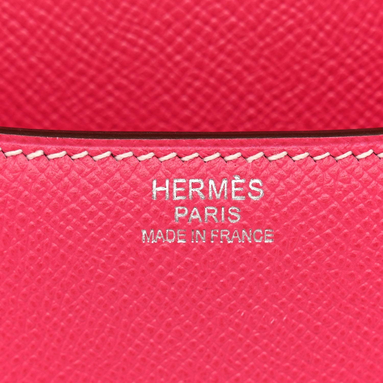 エルメス コンスタンス 24 Rose Tyrien エプソン シルバー金具 HERMES CONSTANCE 24 ROSE TYRIEN EPSOM SILVER HARDWARE