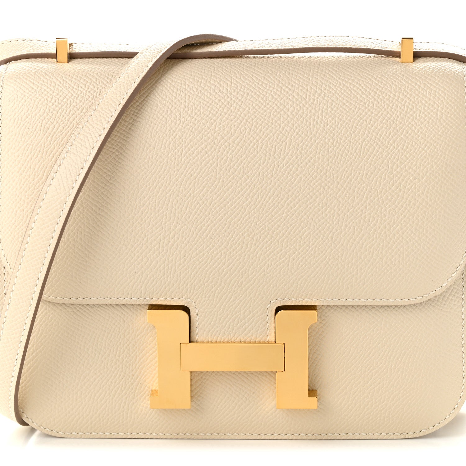 エルメス ミニコンスタンス 18 Craie エプソン ゴールド金具 HERMES MINI CONSTANCE 18 CRAIE EPSOM GOLD HARDWARE