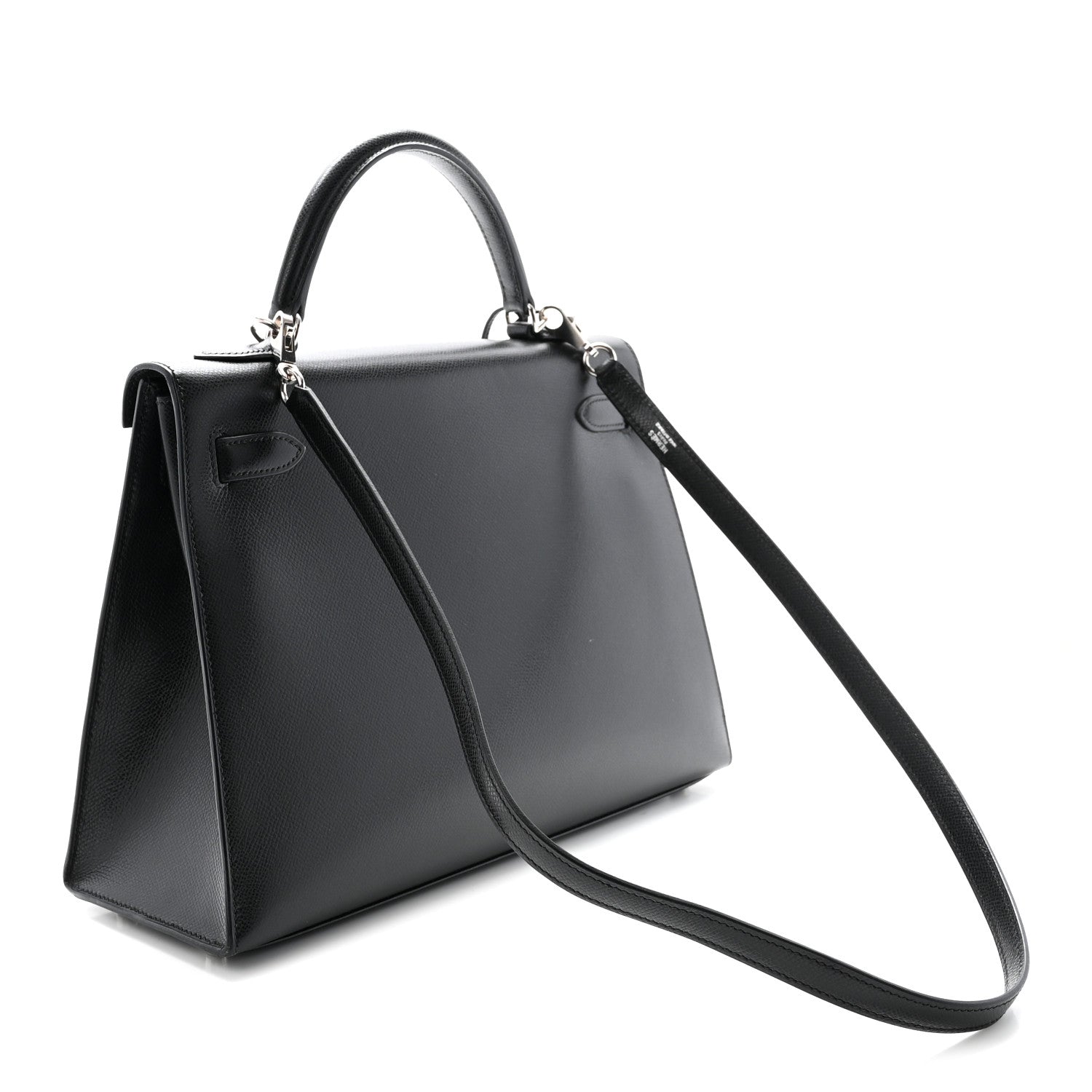 エルメス ケリー32 外縫い Black エプソン シルバー金具 HERMES KELLY32 SELLIER BLACK EPSOM SILVER HARDWARE