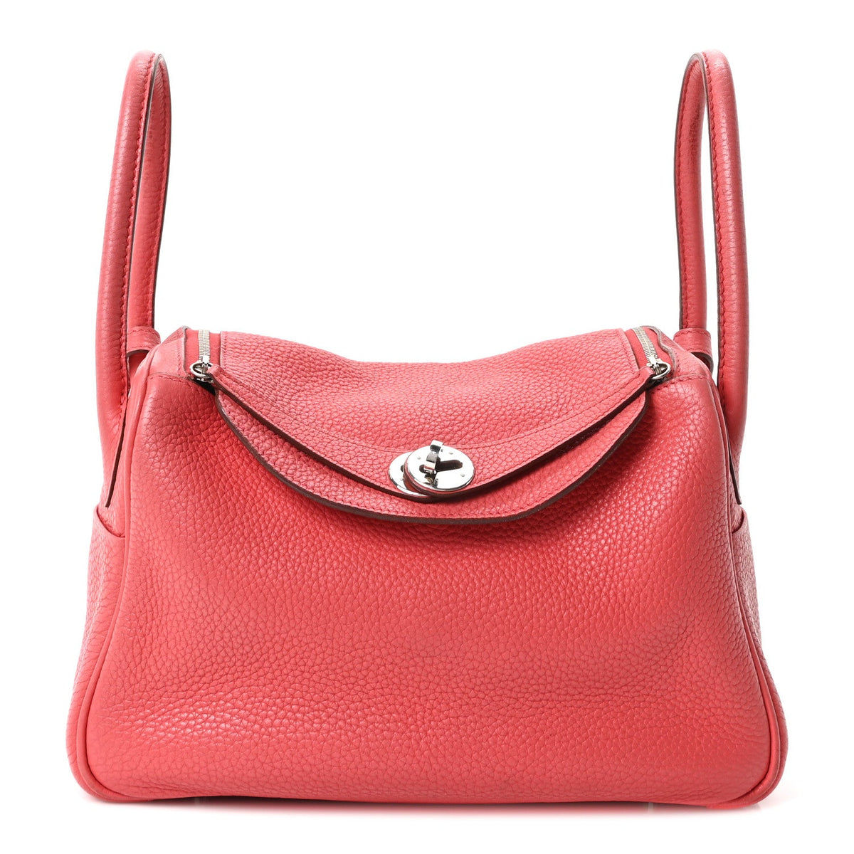 エルメス リンディ 26 Rose Jaipur トリヨンクレマンス シルバー金具 HERMES LINDY 26 ROSE JAIPUR TAURILLON CLEMENCE SILVER HARDWARE