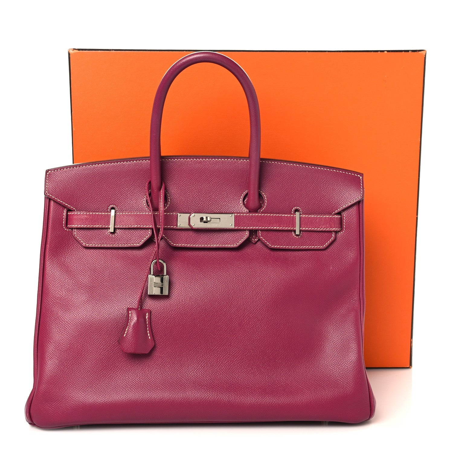 HERMES BIRKIN 35 CANDY LIMITED EDITION TOSCA ROSE TYRIEN EPSOM SILVER HARDWARE