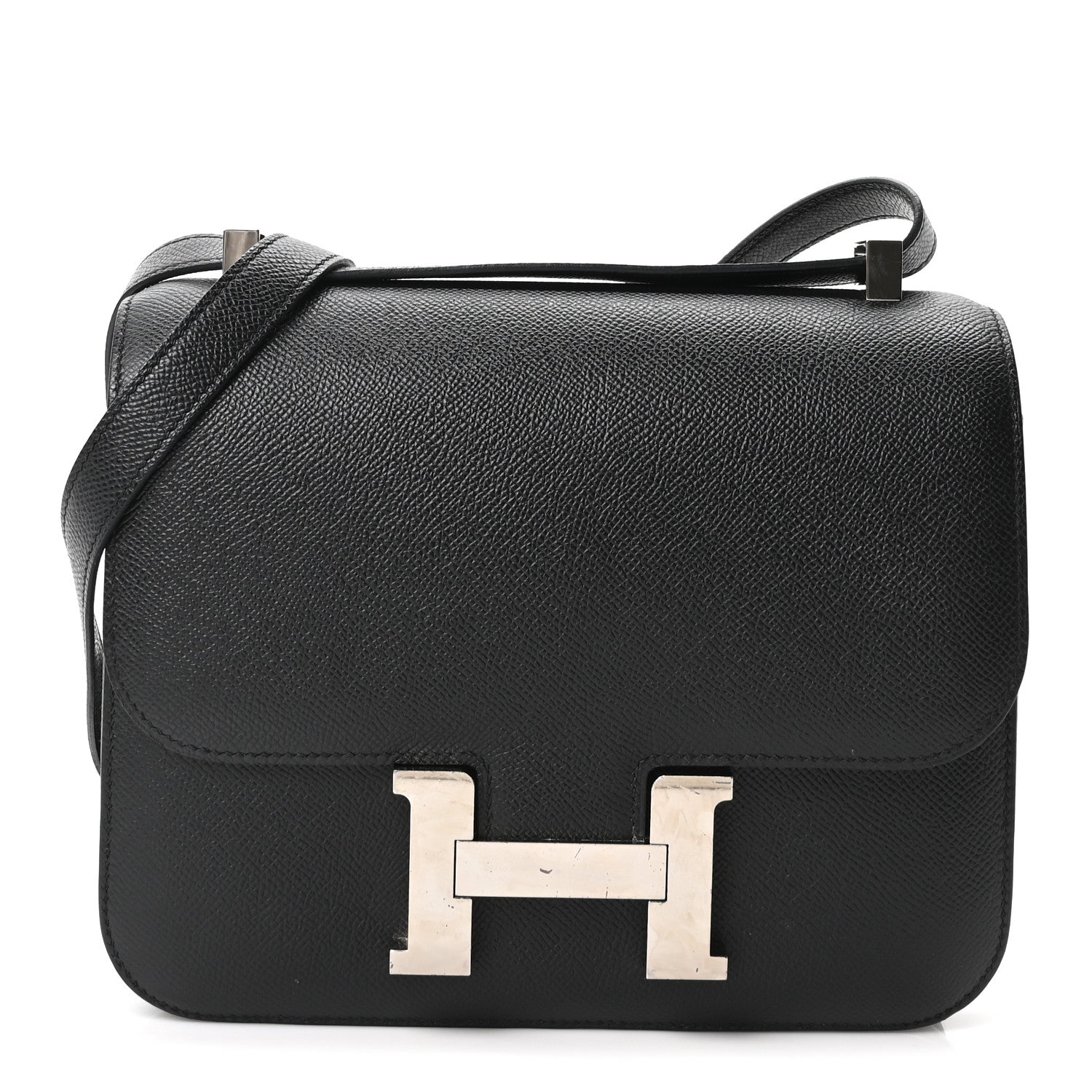 エルメス コンスタンス 24 Black エプソン シルバー金具 HERMES CONSTANCE 24 BLACK EPSOM SILVER HARDWARE