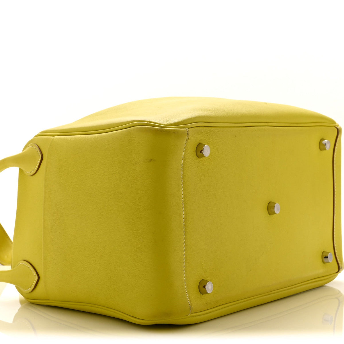 エルメス リンディ 30 Lime エバーカラー シルバー金具 HERMES LINDY 30 LIME EVERCOLOR SILVER HARDWARE