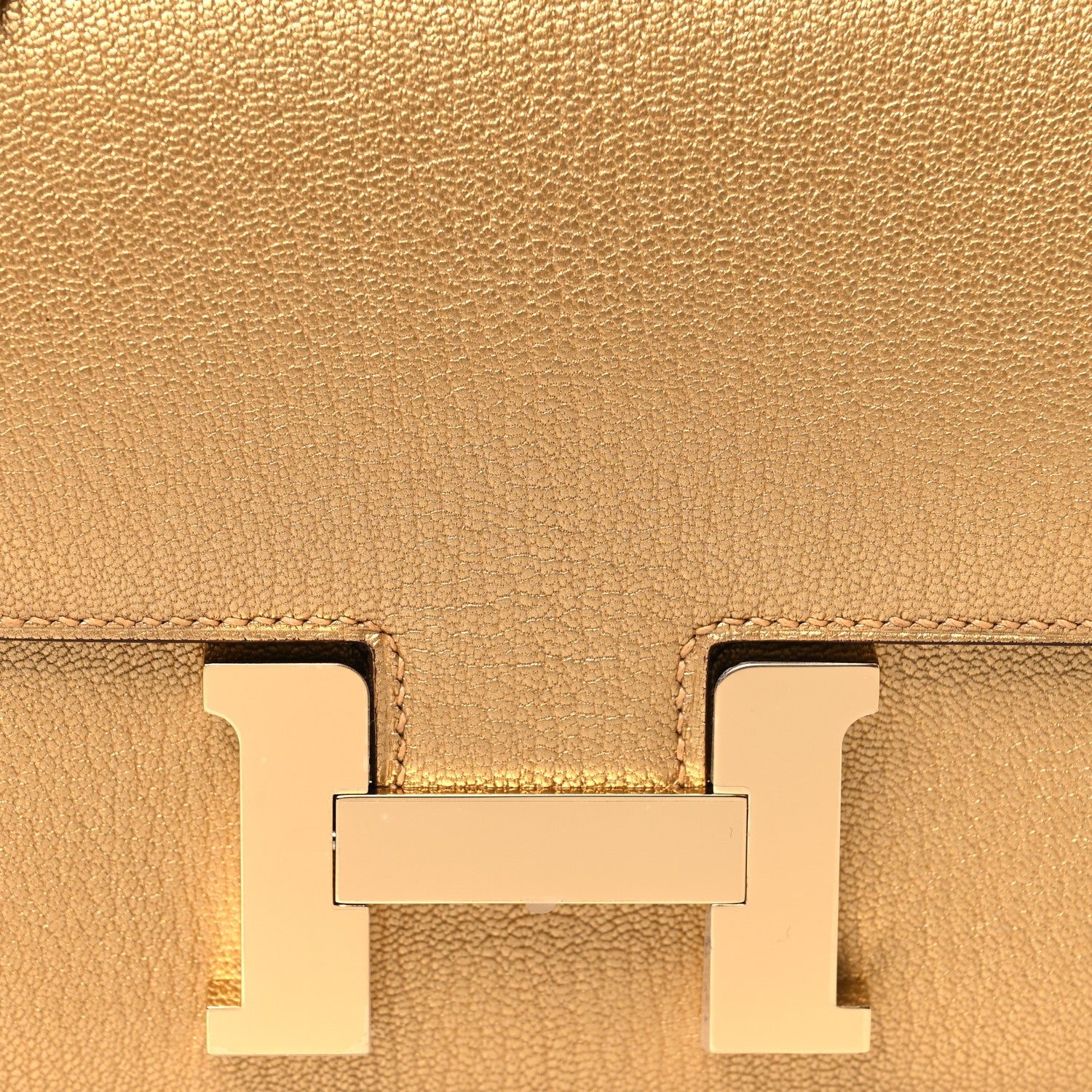 エルメス ミロワール ミニコンスタンス 18 Doré シェーブル パーマブラス金具 シャンパンゴールド金具 HERMES MINI CONSTANCE 18 DORÉ CHEVRE