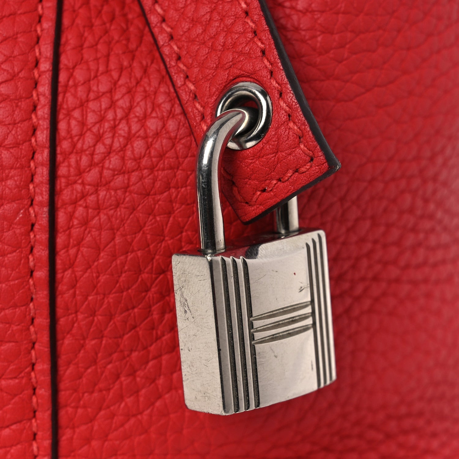 エルメス ピコタンロック PM 18 Rouge Tomate トリヨンクレマンス シルバー金具 HERMES PICOTIN LOCK PM 18 ROUGE TOMATE TAURILLON CLEMENCE SILVER HARDWARE