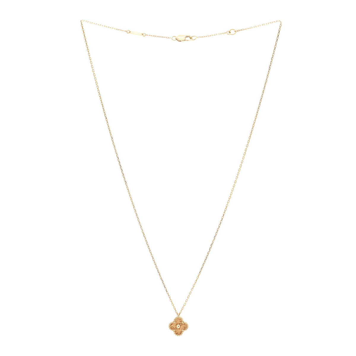 ヴァンクリーフ＆アーペル スウィートアルハンブラ ペンダントネックレス 18K ローズゴールド VAN CLEEF & ARPELS SWEET ALHAMBRA PENDANT NECKLACE 18K ROSE GOLD