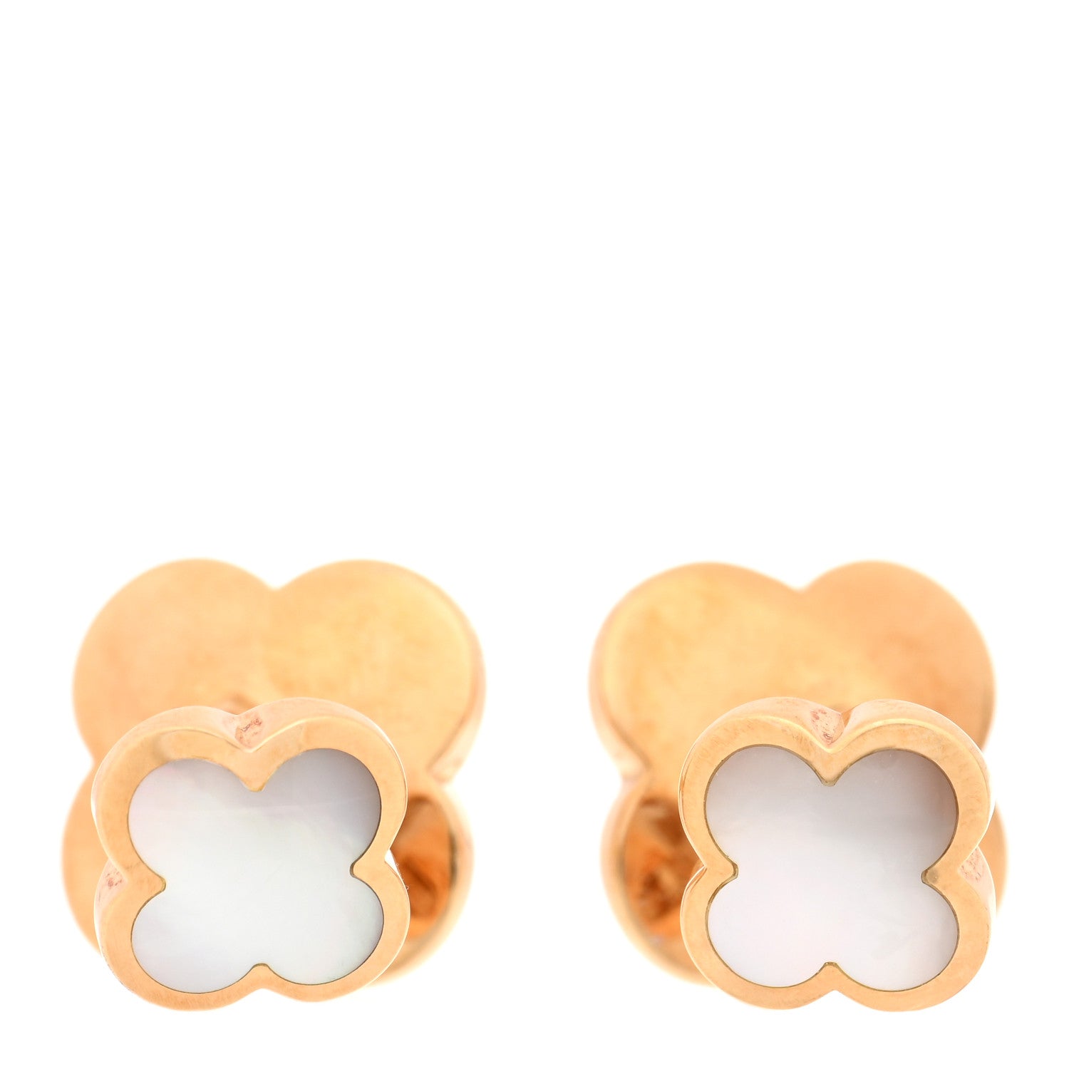 ヴァンクリーフ＆アーペル ピュアアルハンブラ マザーオブパール 18K イエローゴールド VAN CLEEF & ARPELS PURE ALHAMBRA MOTHER OF PEARL 18K YELLOW GOLD