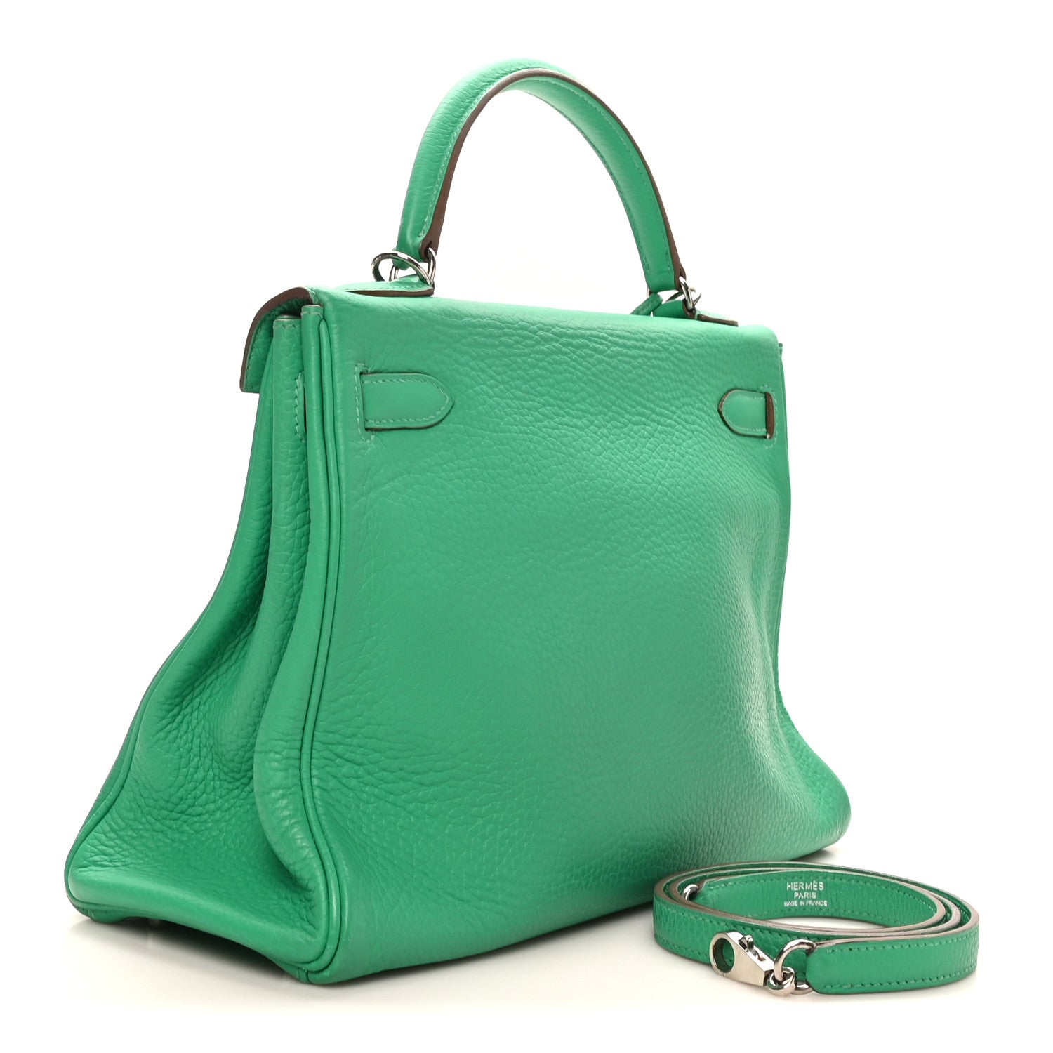 エルメス ケリー32 内縫い Menthe トリヨンクレマンス シルバー金具 HERMES KELLY32 RETOURNE MENTHE TAURILLON CLEMENCE SILVER HARDWARE