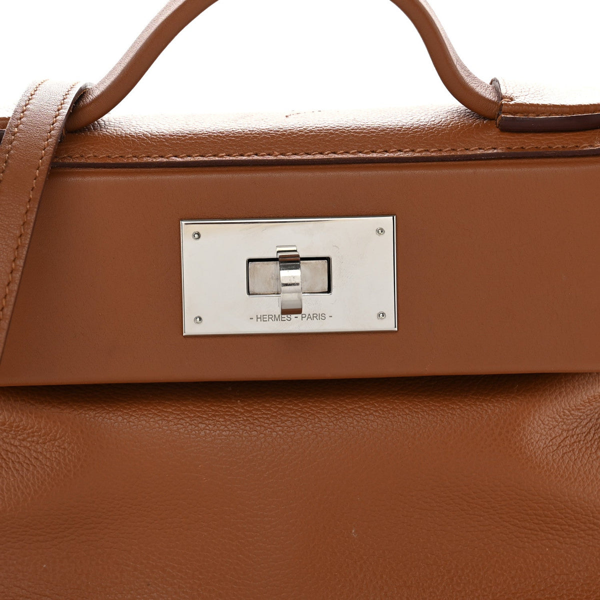 エルメス 24/24 ミニヴァンキャトル 21 Gold エバーカラー / スイフト シルバー金具 HERMES 24/24 21 GOLD EVERCOLOR / SWIFT SILVER HARDWARE