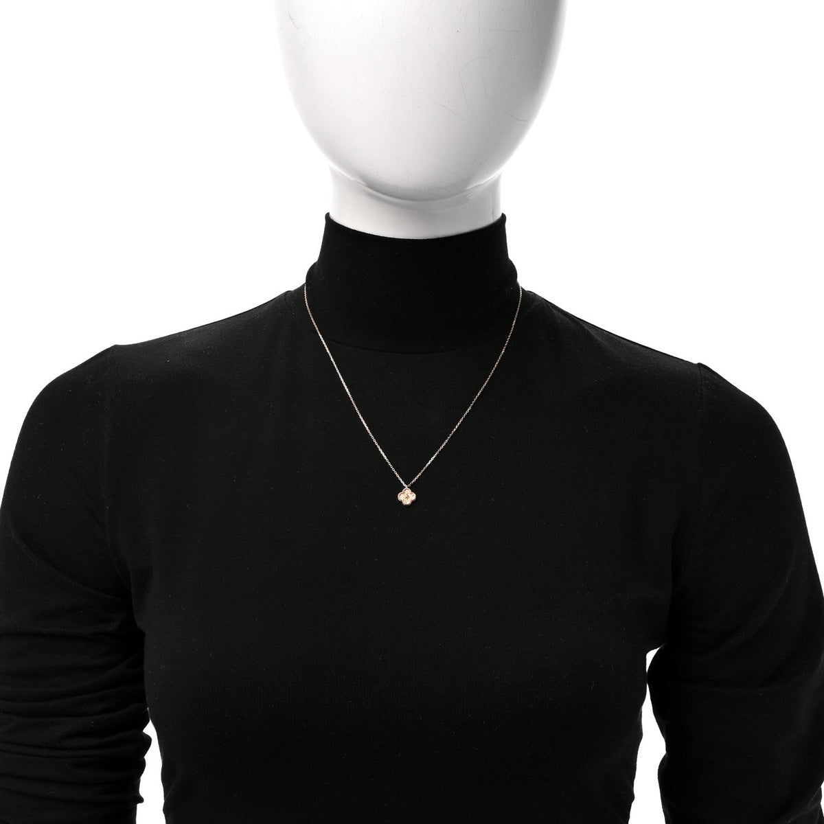ヴァンクリーフ＆アーペル スウィートアルハンブラ ペンダントネックレス 18K ローズゴールド VAN CLEEF & ARPELS SWEET ALHAMBRA PENDANT NECKLACE 18K ROSE GOLD