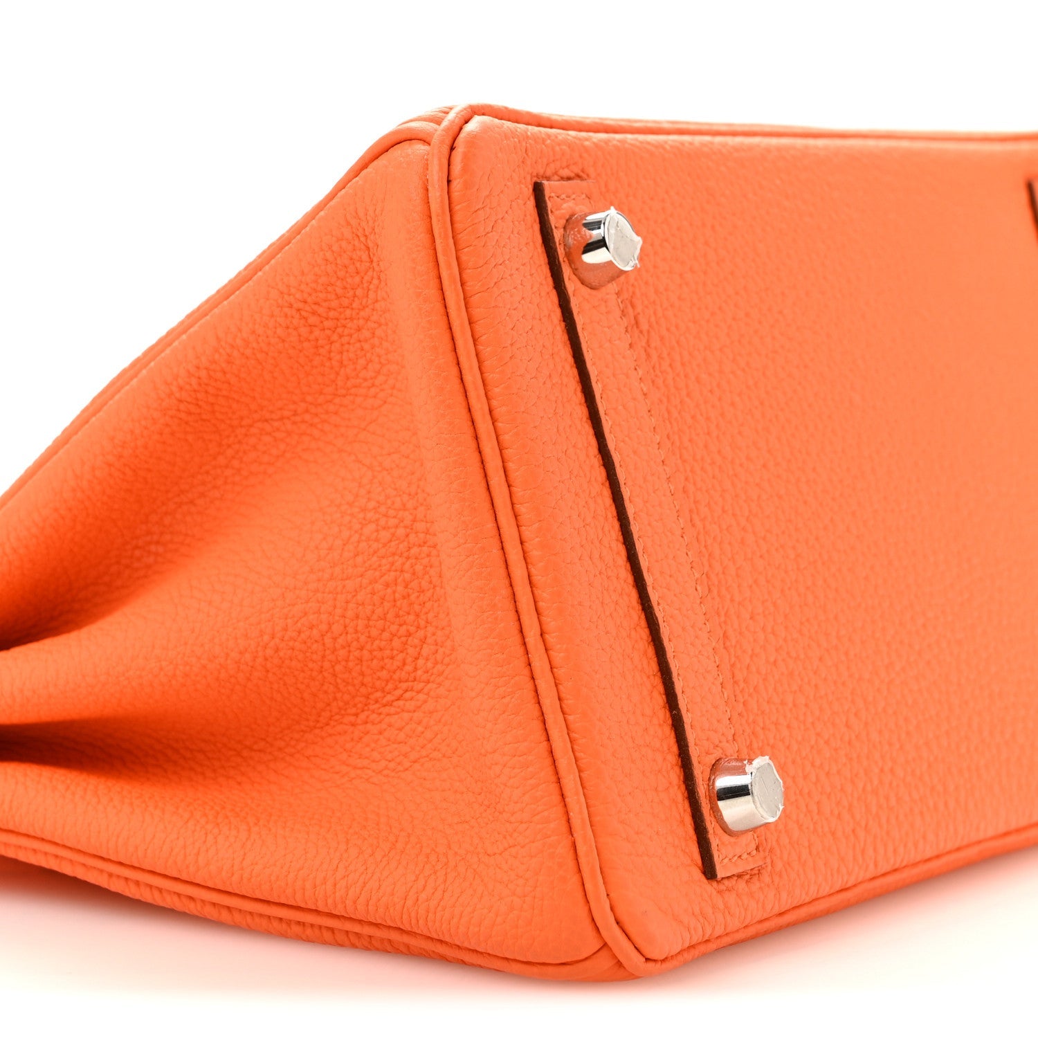エルメス バーキン 25 Orange Minium トゴ シルバー金具 HERMES BIRKIN 25 ORANGE MINIUM TOGO SILVER HARDWARE