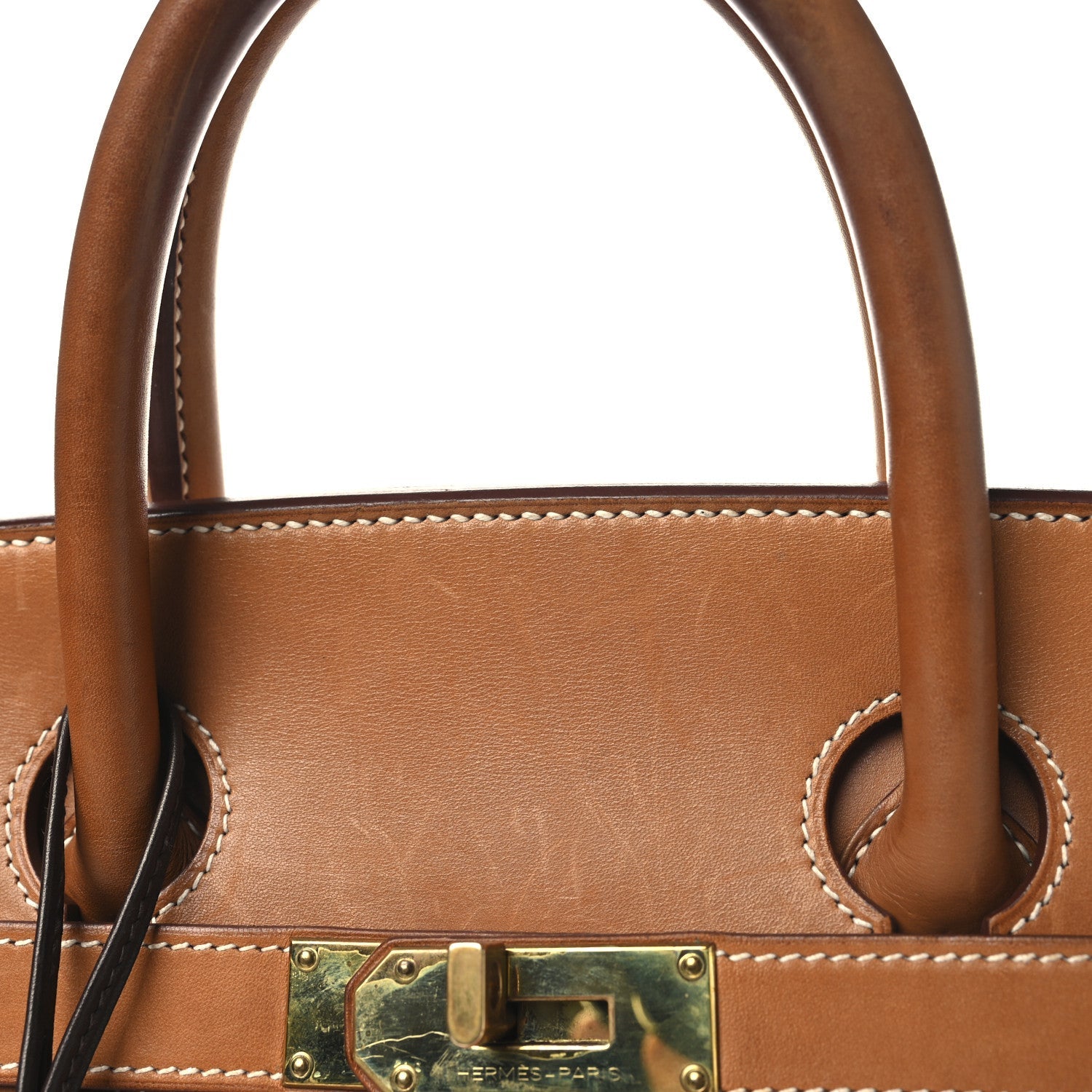 HERMES BIRKIN 40 FAUVE PAPRIKA BARENIA TOILE GOLD HARDWARE
