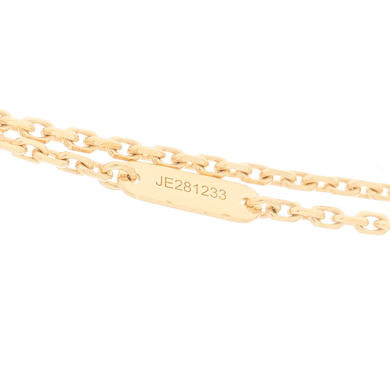 ヴァンクリーフ&アーペル 18Kイエローゴールド ブラックオニキス マジックアルハンブラ ペンダントネックレス