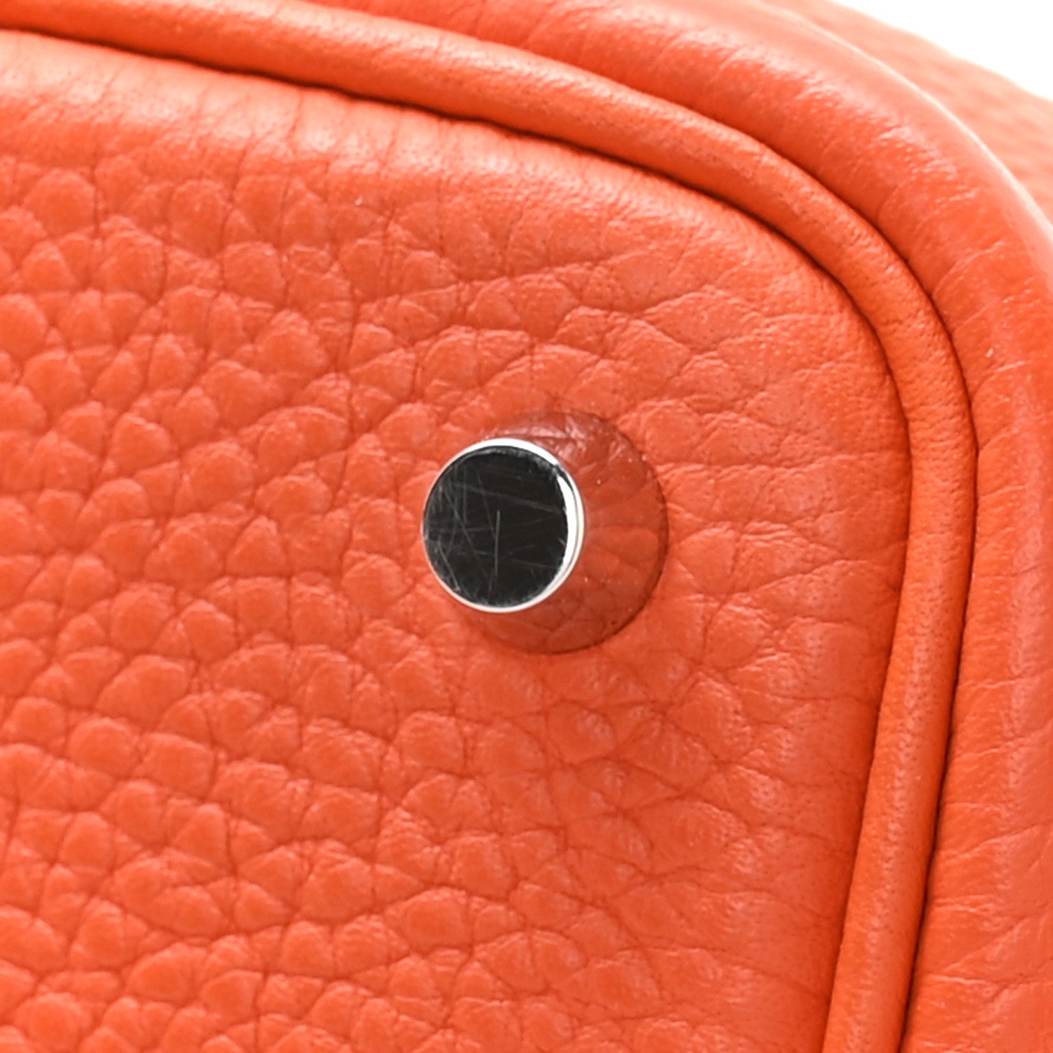 エルメス ピコタンロック PM 18 Orange Poppy トリヨンクレマンス シルバー金具 HERMES PICOTIN LOCK PM 18 ORANGE POPPY TAURILLON CLEMENCE SILVER HARDWARE