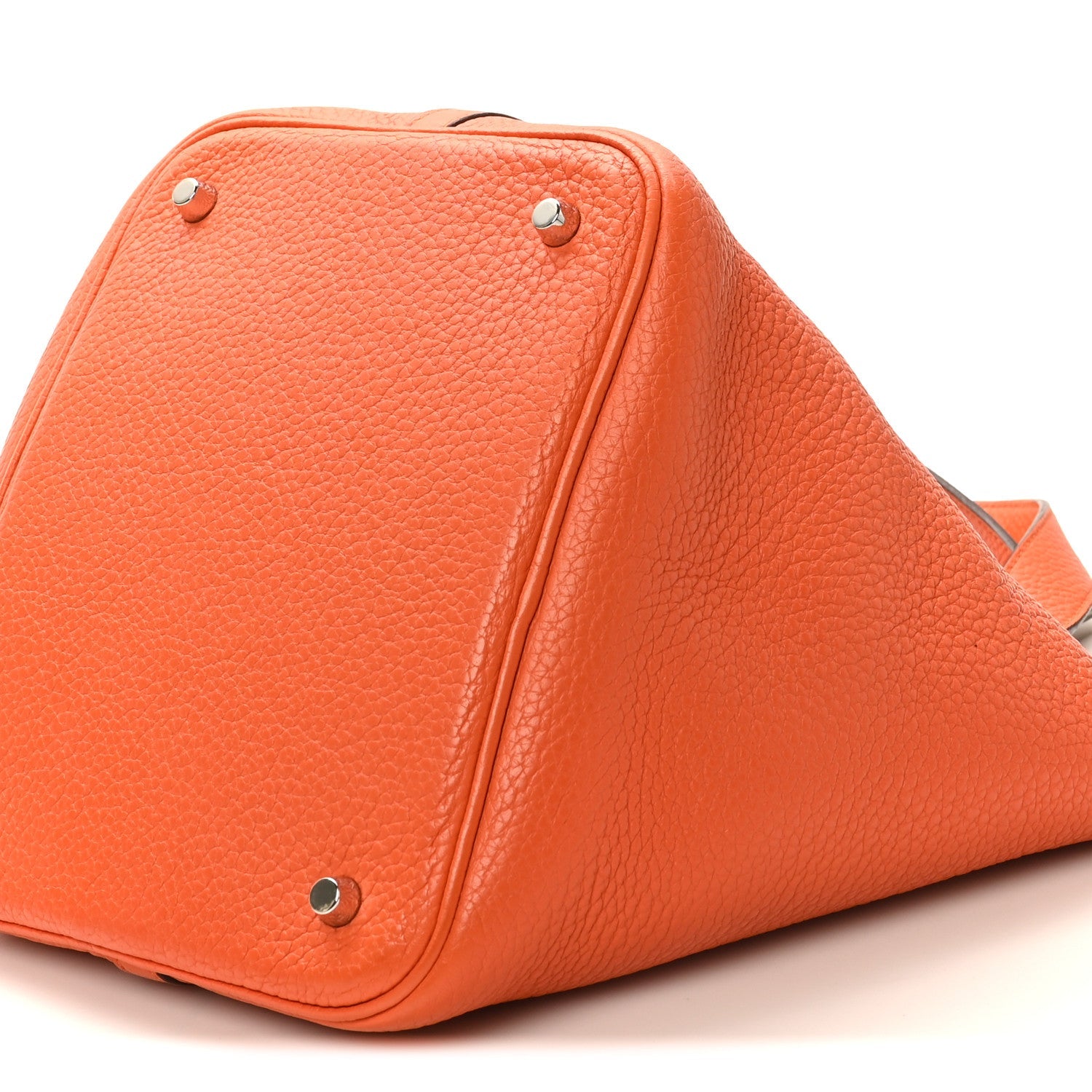 エルメス ピコタンロック MM 22 Orange トリヨンクレマンス シルバー金具 HERMES PICOTIN LOCK MM 22 ORANGE TAURILLON CLEMENCE SILVER HARDWARE