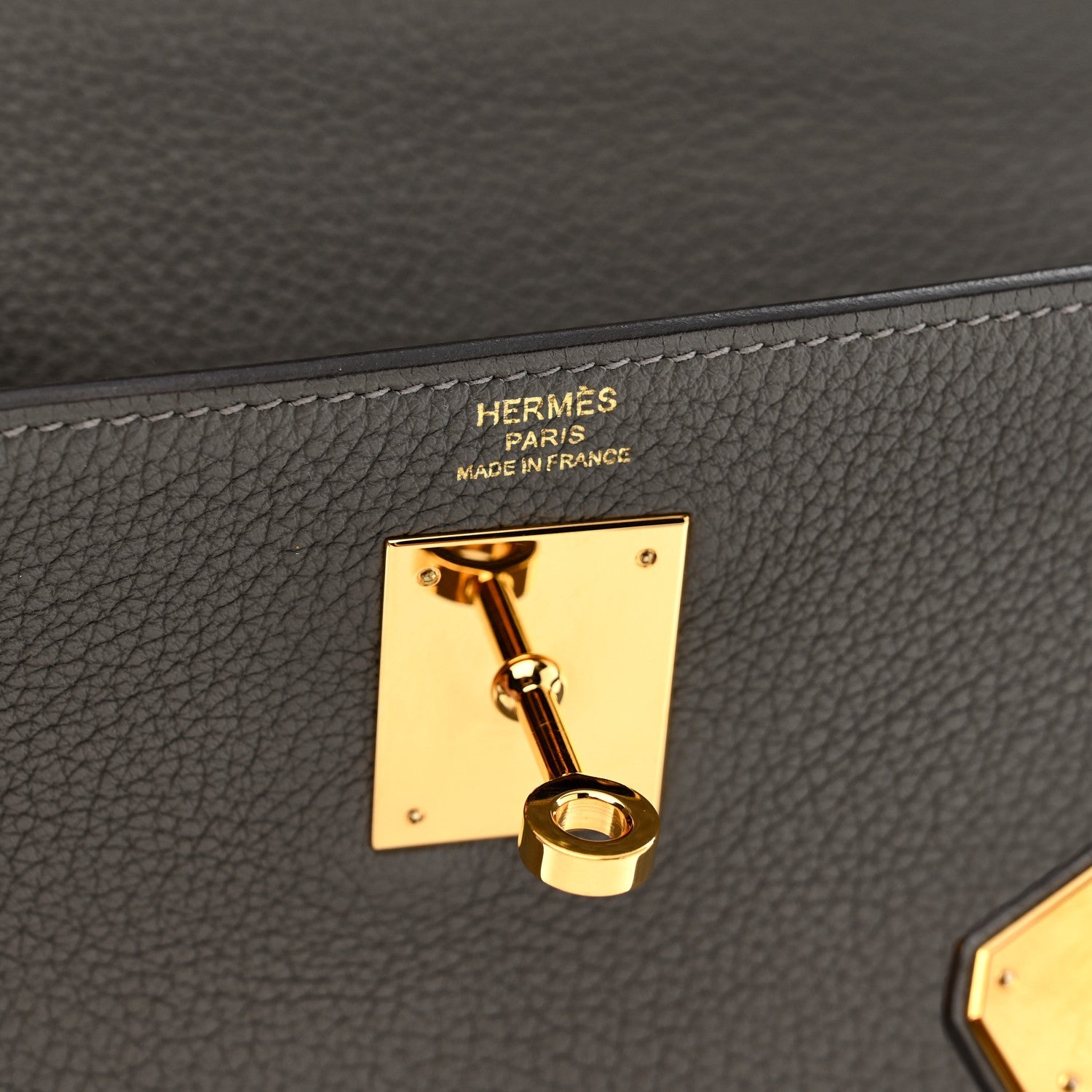 エルメス ケリー 28 内縫い Gris Meyer トゴ ゴールド金具 HERMES KELLY 28 RETOURNE GRIS MEYER TOGO GOLD HARDWARE