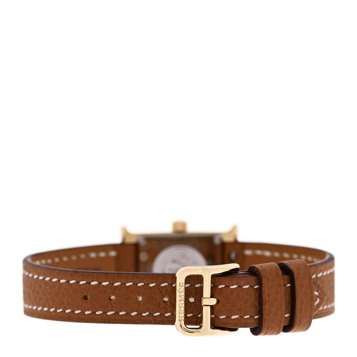 エルメス Hウォッチ クォーツ 2mm ステンレス Gold エプソン HERMES HEURE H QUARTZ WATCH 2MM STAINLESS STEEL GOLD EPSOM