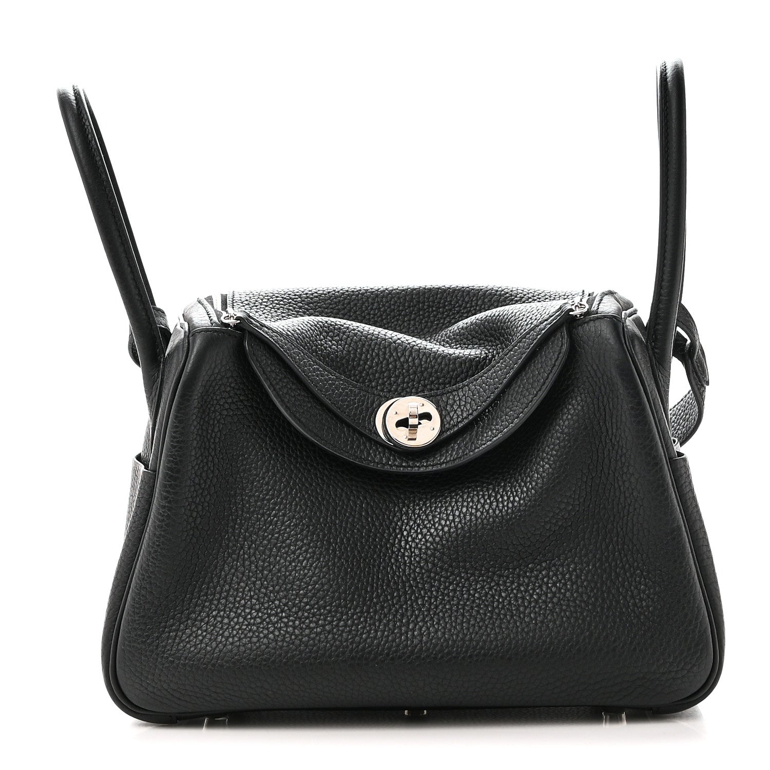エルメス リンディ 26 Black トリヨンクレマンス シルバー金具 HERMES LINDY 26 BLACK TAURILLON CLEMENCE SILVER HARDWARE