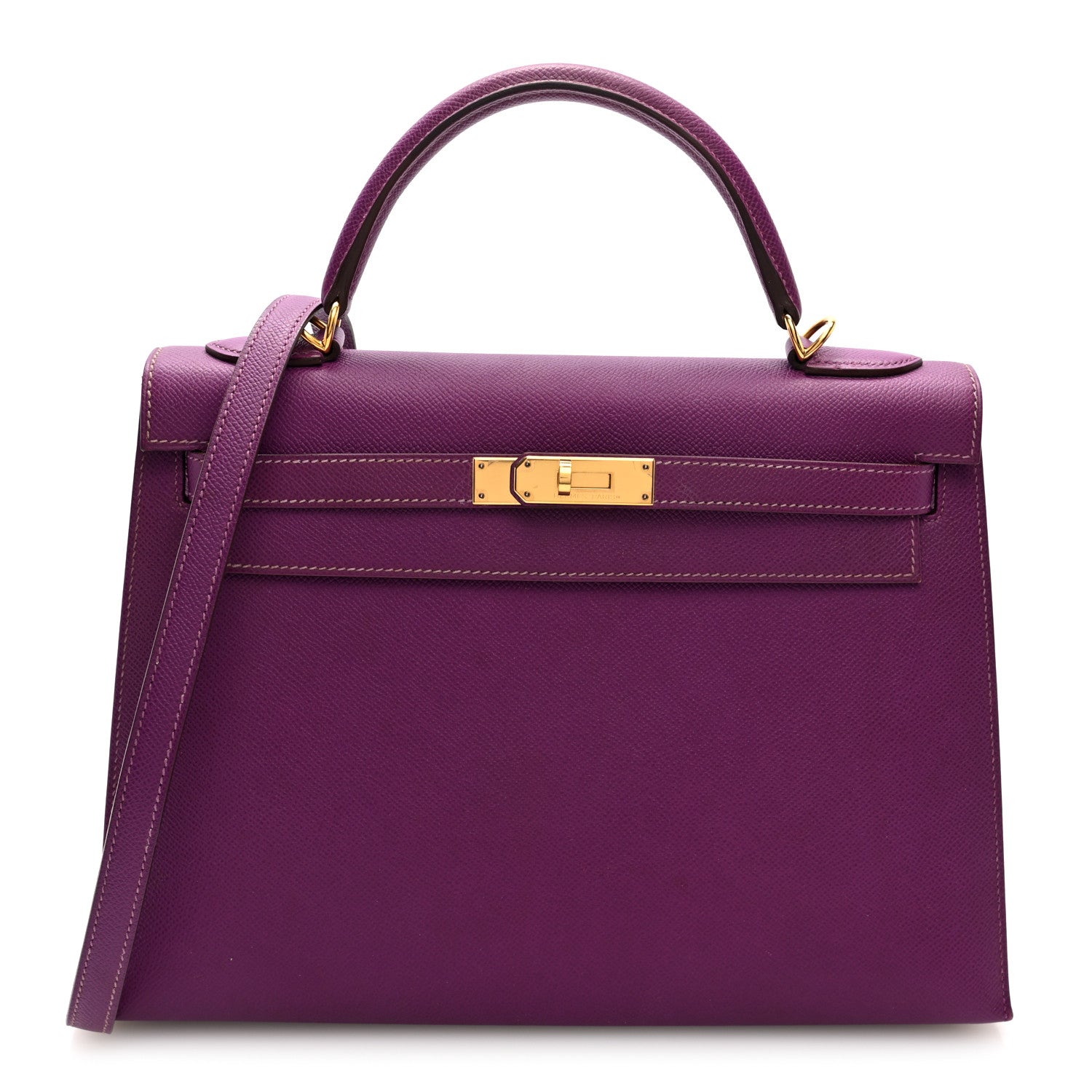 エルメス ケリー32 外縫い Anemone エプソン ゴールド金具 HERMES KELLY32 SELLIER ANEMONE EPSOM GOLD HARDWARE