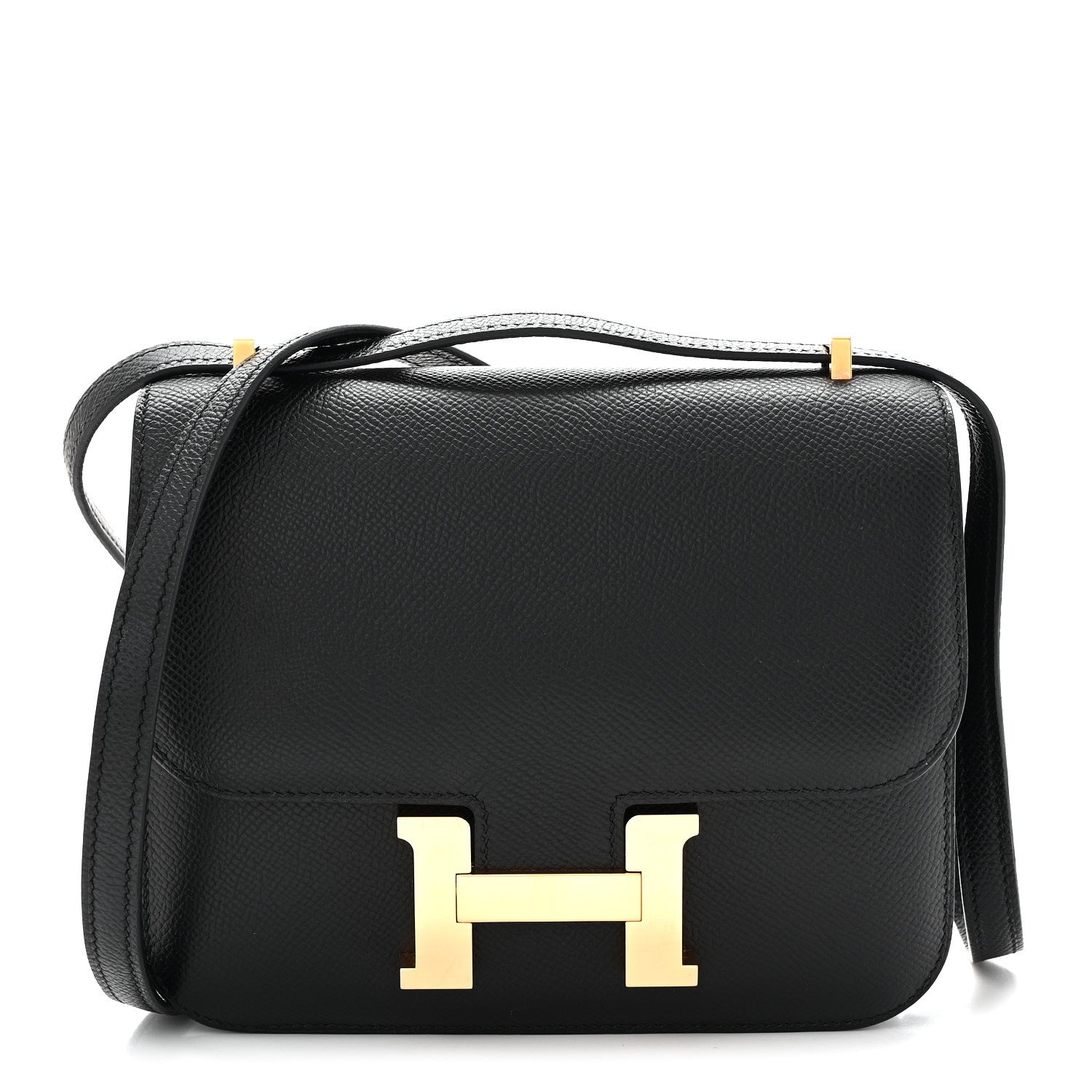 エルメス  ミニコンスタンス 18 Black エプソン ローズゴールド金具 HERMES MINI CONSTANCE 18 BLACK EPSOM ROSE GOLD HARDWARE