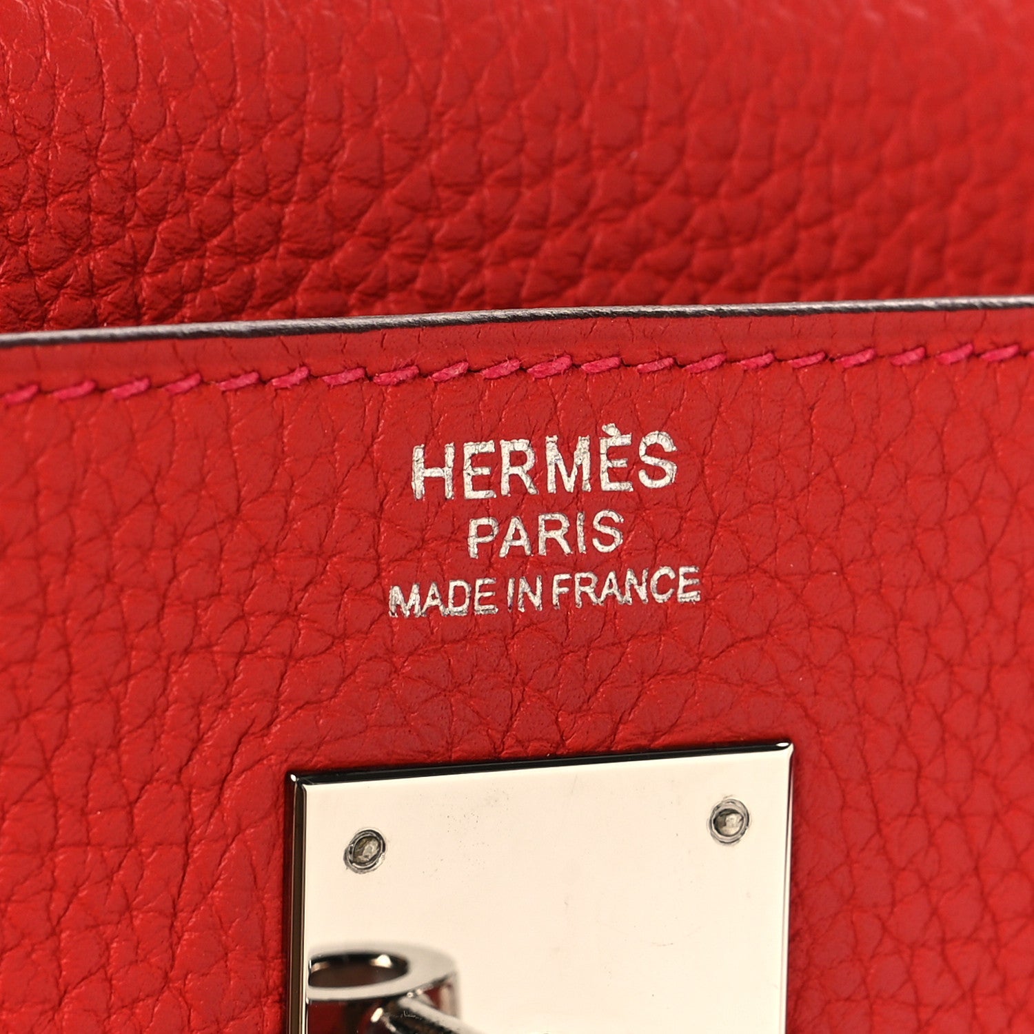 エルメス ケリー32 内縫い Rouge Casaque トゴ シルバー金具 HERMES KELLY32 RETOURNE ROUGE CASAQUE TOGO SILVER HARDWARE