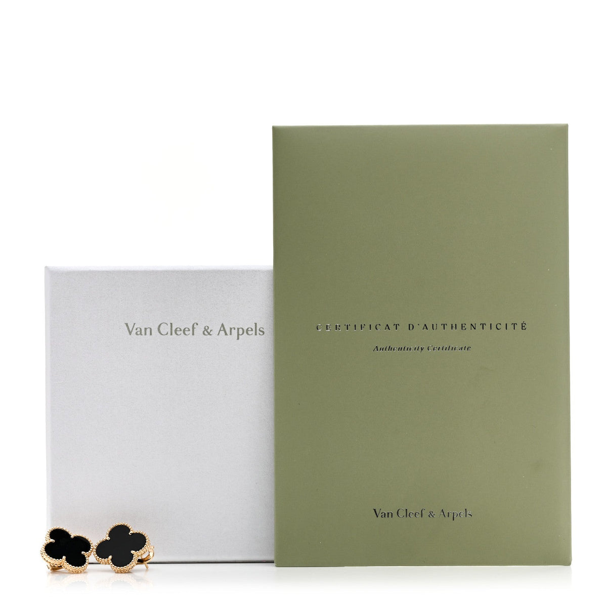 ヴァンクリーフ＆アーペル マジックアルハンブラ ピアス ブラックオニキス 18K イエローゴールド VAN CLEEF & ARPELS MAGIC ALHAMBRA EARRINGS BLACK ONYX 18K YELLOW GOLD
