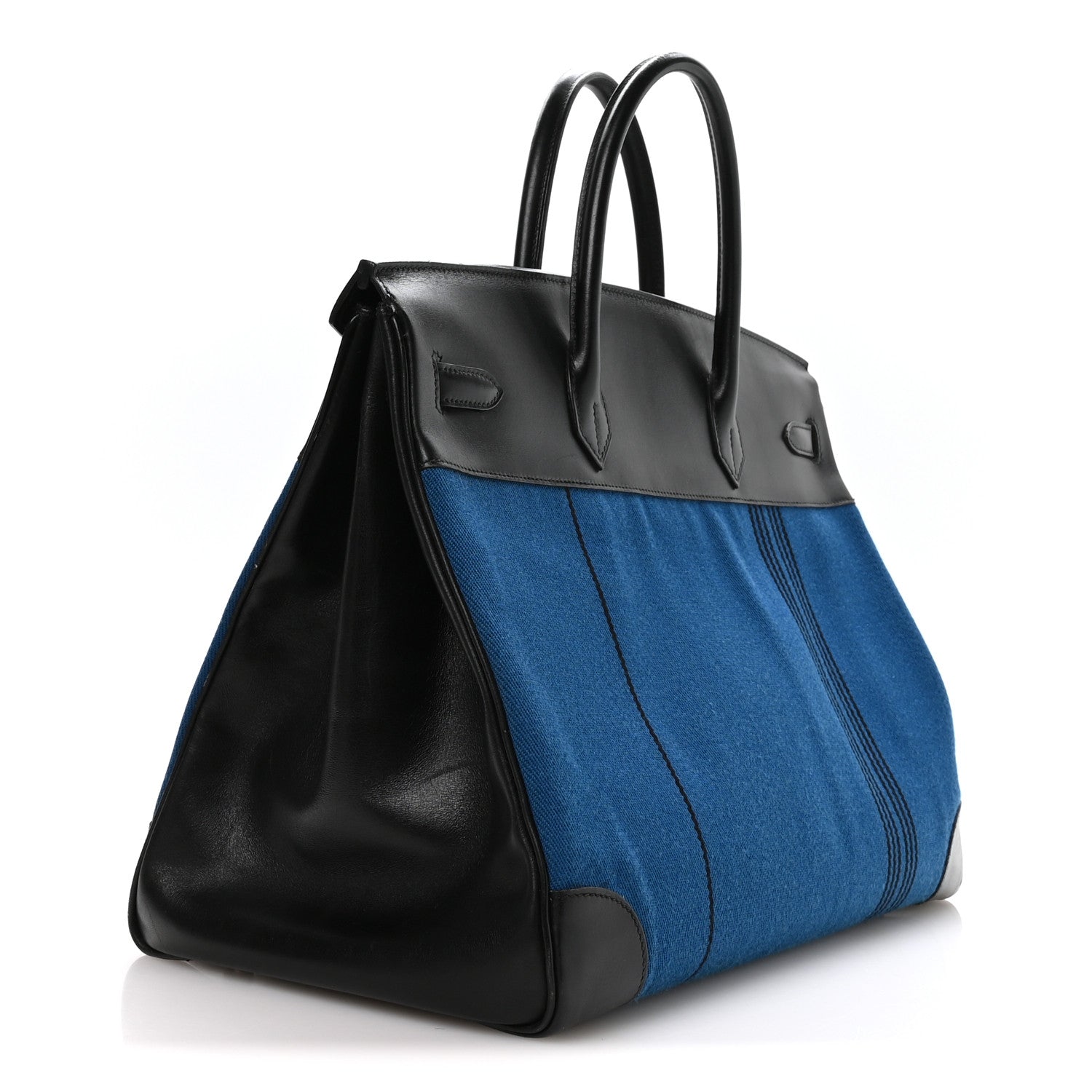 HERMES エルメス　バーキン40　空箱 エルメス バーキン 40 Blue Black トワル / ボックス シルバー金具