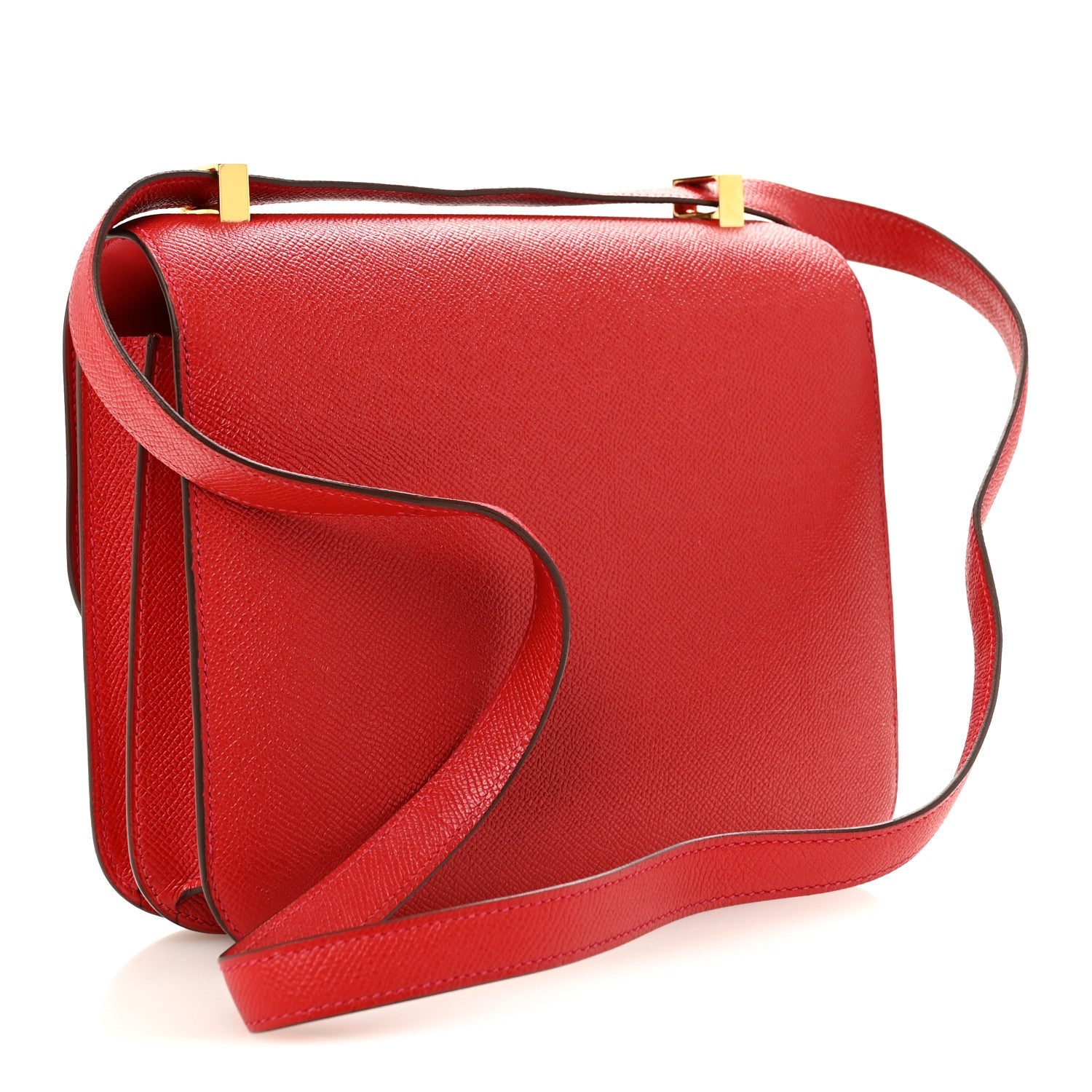 エルメス  コンスタンス 24 Rouge Casaque エプソン ゴールド金具 HERMES CONSTANCE 24 ROUGE CASAQUE EPSOM GOLD HARDWARE