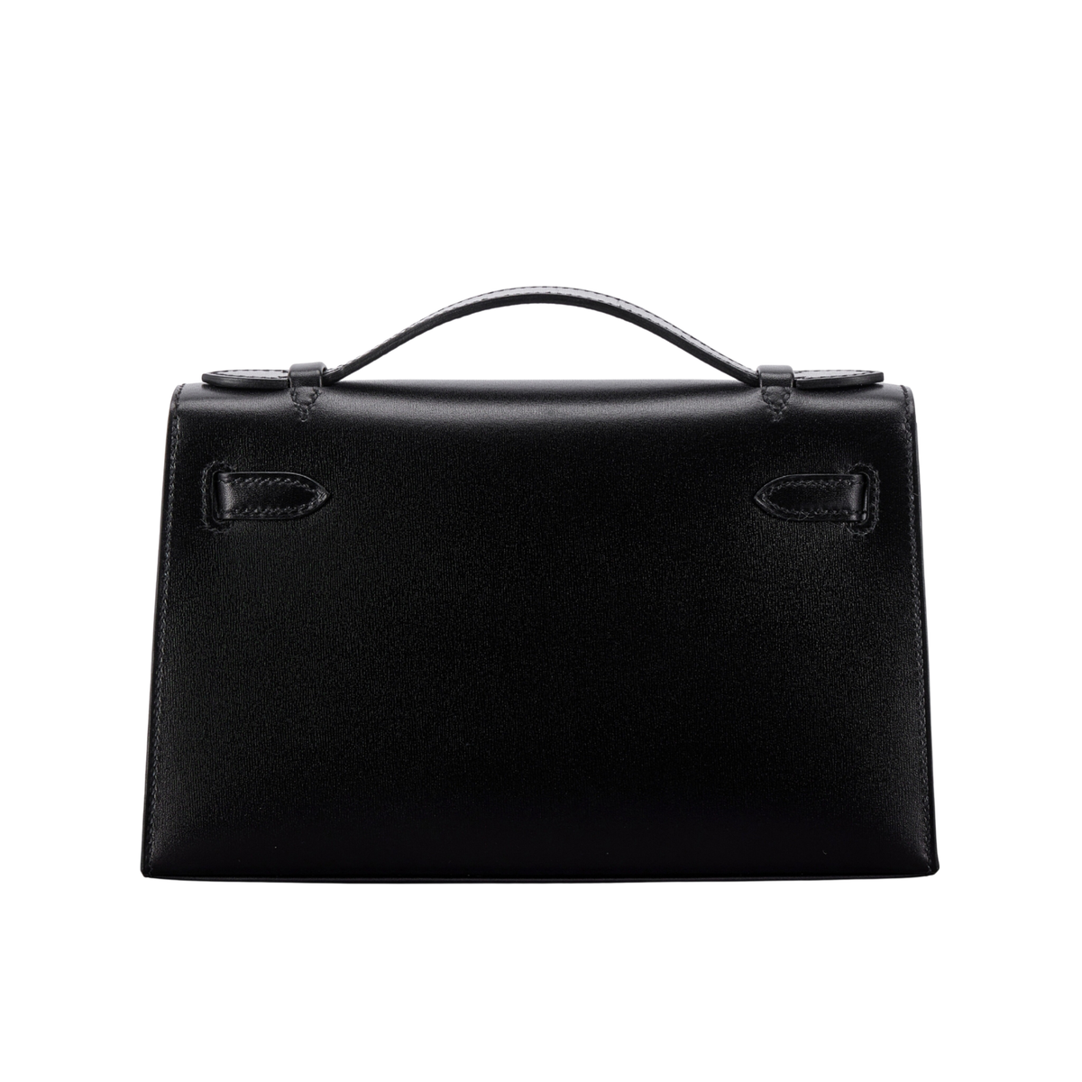 エルメス 限定品 ポシェットケリー デイジー ブラック ボックスカーフ シルバー金具 HERMES LIMITED EDITION KELLY POCHETTE DAISY BLACK BOX CALF SILVER HARDWARE