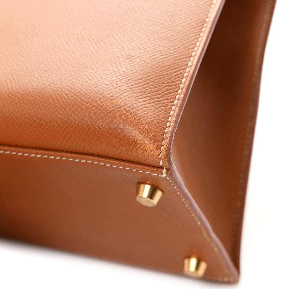 Hermes Kelly 35 Sellier Gold Courchevel Gold Hardware