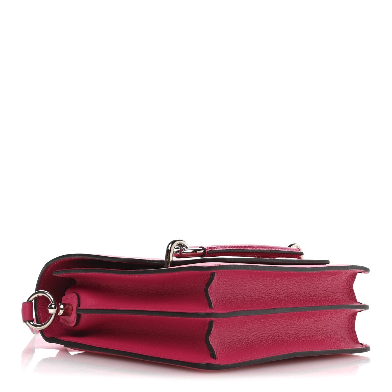 エルメス ミニルリ Rose Mexico マットアリゲーター / エバーカラー シルバー金具 HERMES MINI ROULIS ROSE MEXICO MATTE ALLIGATOR / EVERCOLOR SILVER HARDWARE