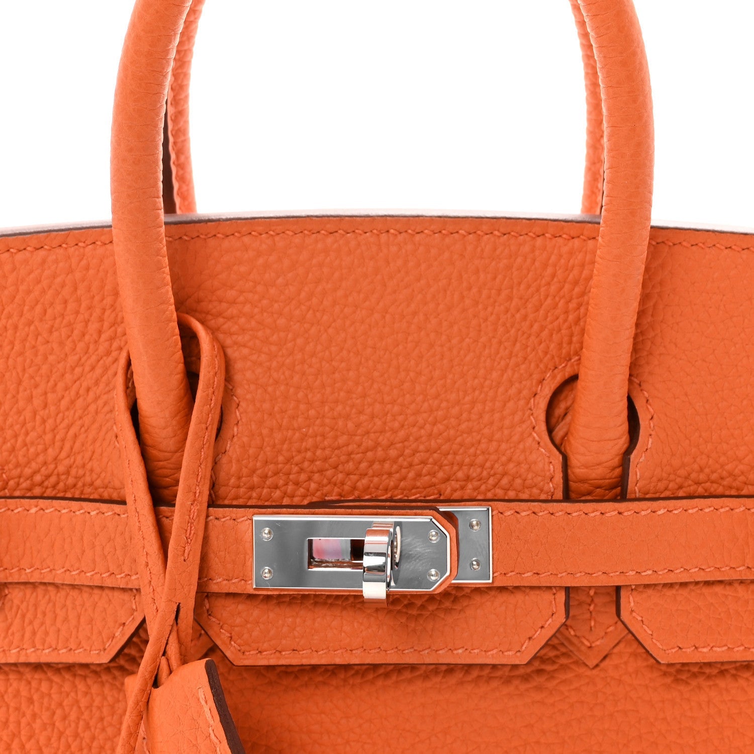 エルメス バーキン 25 Orange トゴ シルバー金具 HERMES BIRKIN 25 ORANGE TOGO SILVER HARDWARE