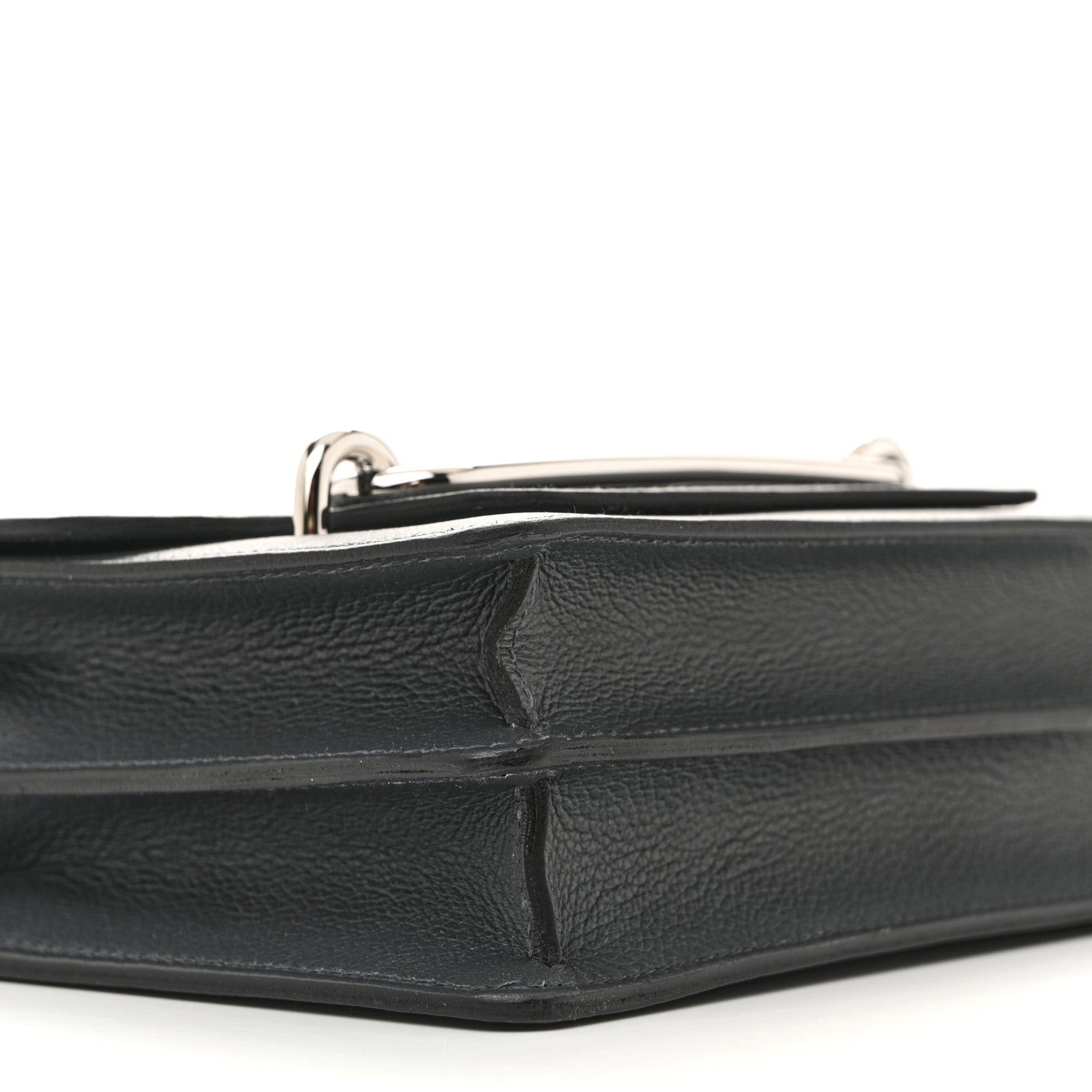 エルメス ミニルリ Gris Misty エバーカラー シルバー金具 HERMES MINI ROULIS GRIS MISTY EVERCOLOR SILVER HARDWARE