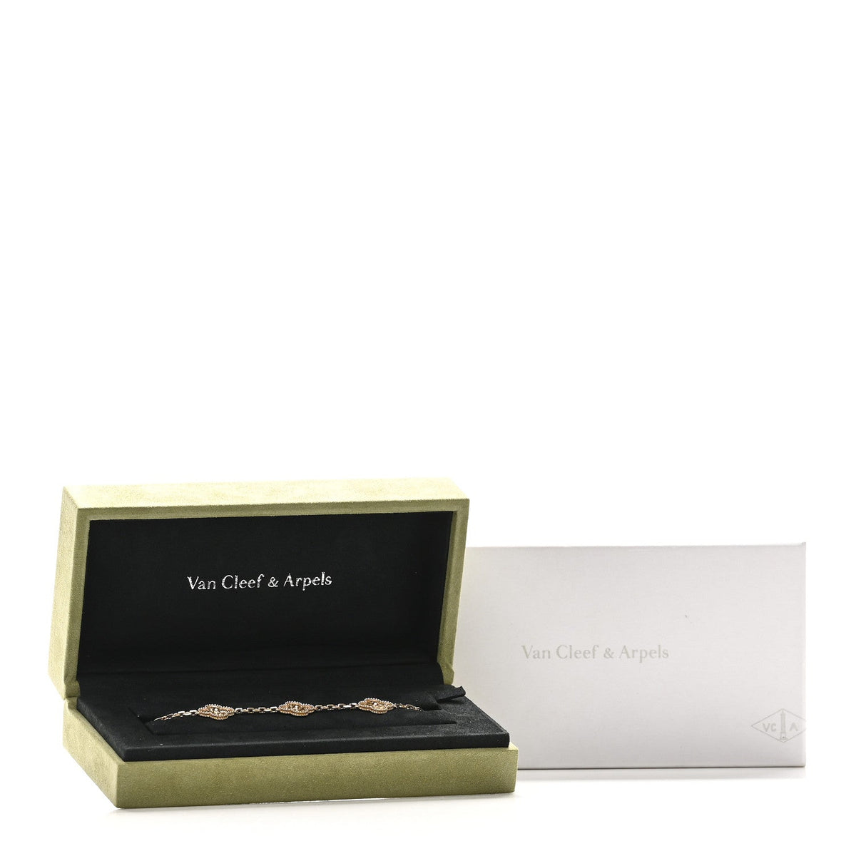 ヴァンクリーフ＆アーペル ヴィンテージアルハンブラ 5モチーフ ブレスレット 18K イエローゴールド VAN CLEEF & ARPELS VINTAGE ALHAMBRA 5 MOTIFS BRACELET 18K YELLOW GOLD