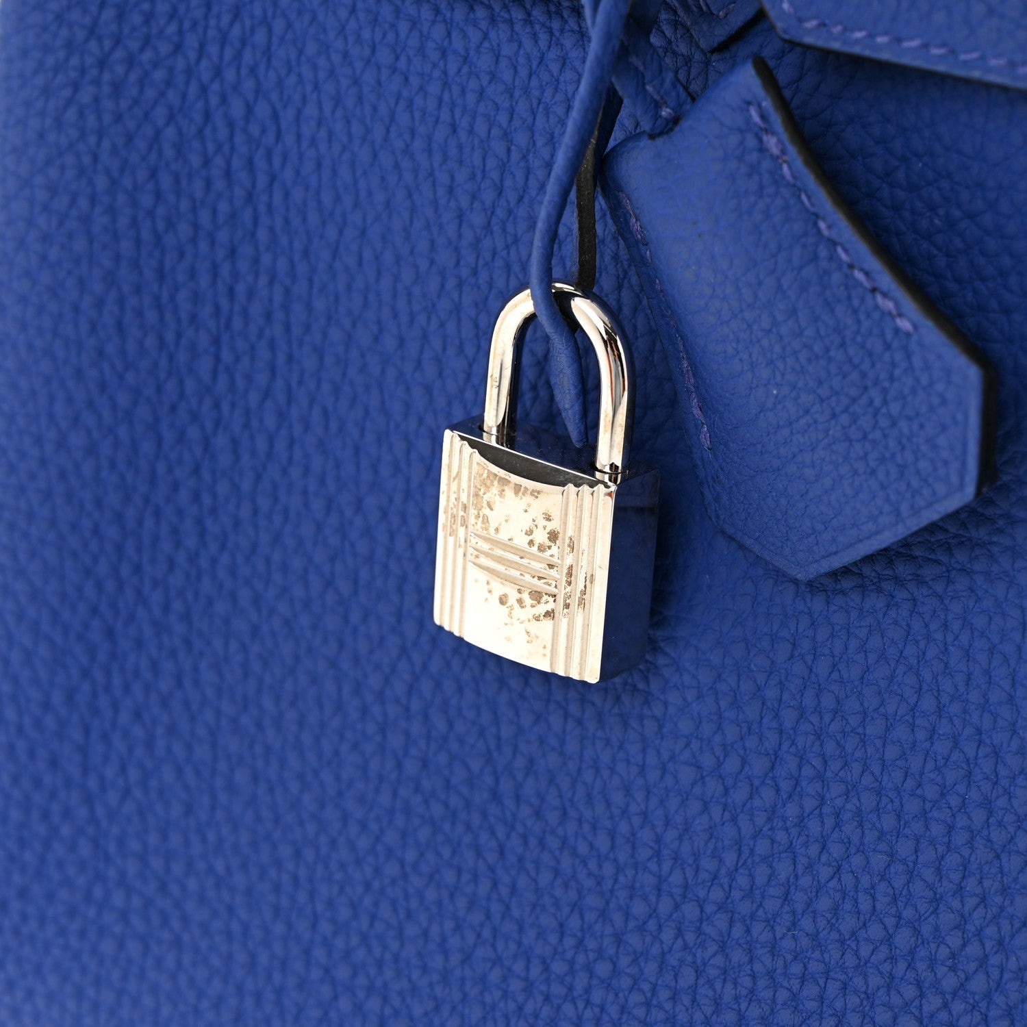 エルメス バーキン 25 Bleu Electrique トゴ シルバー金具 HERMES BIRKIN 25 BLEU ELECTRIQUE TOGO SILVER HARDWARE