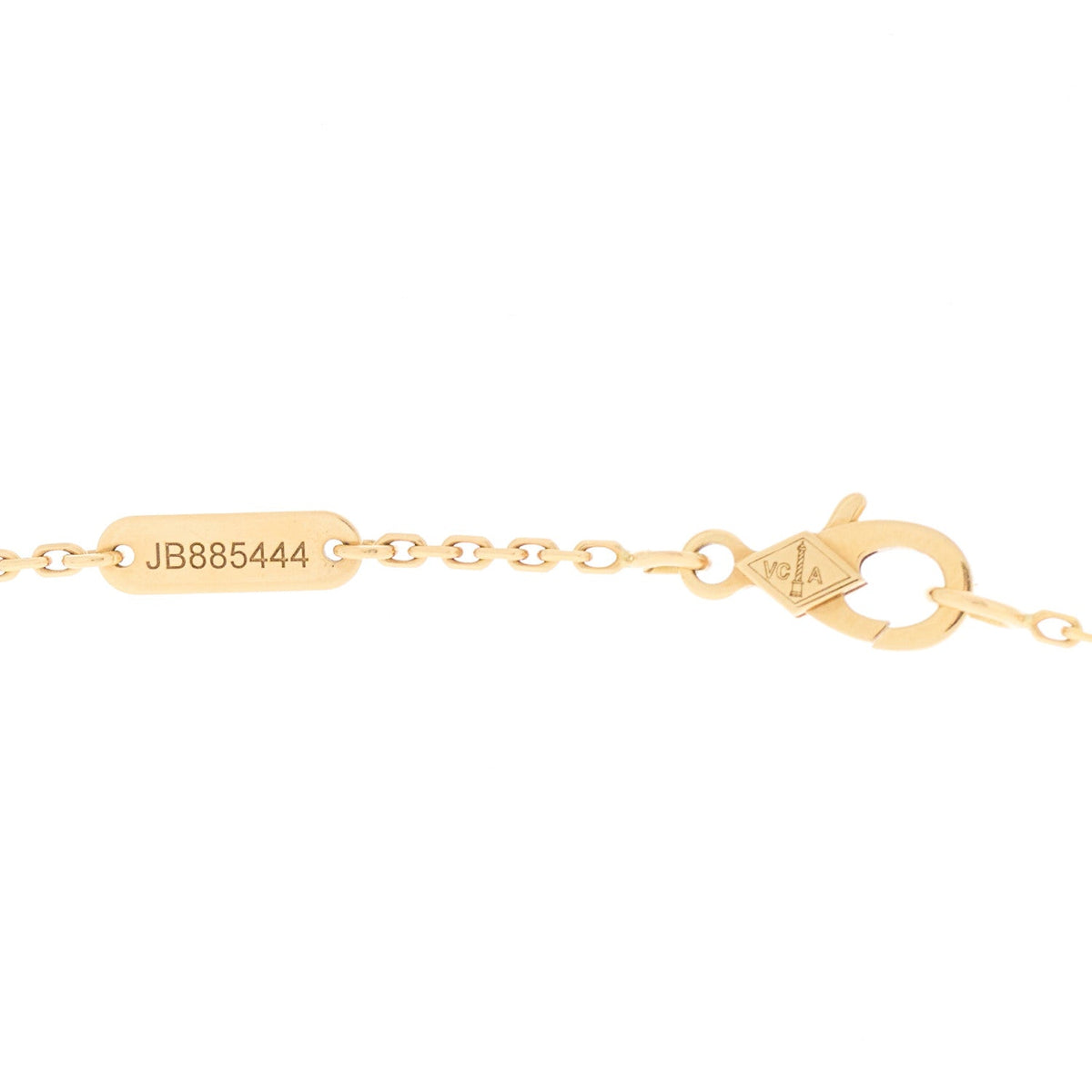 Van Cleef & Arpels Vintage Alhambra Pendant Necklace Mother of Pearl 18K Yellow Gold