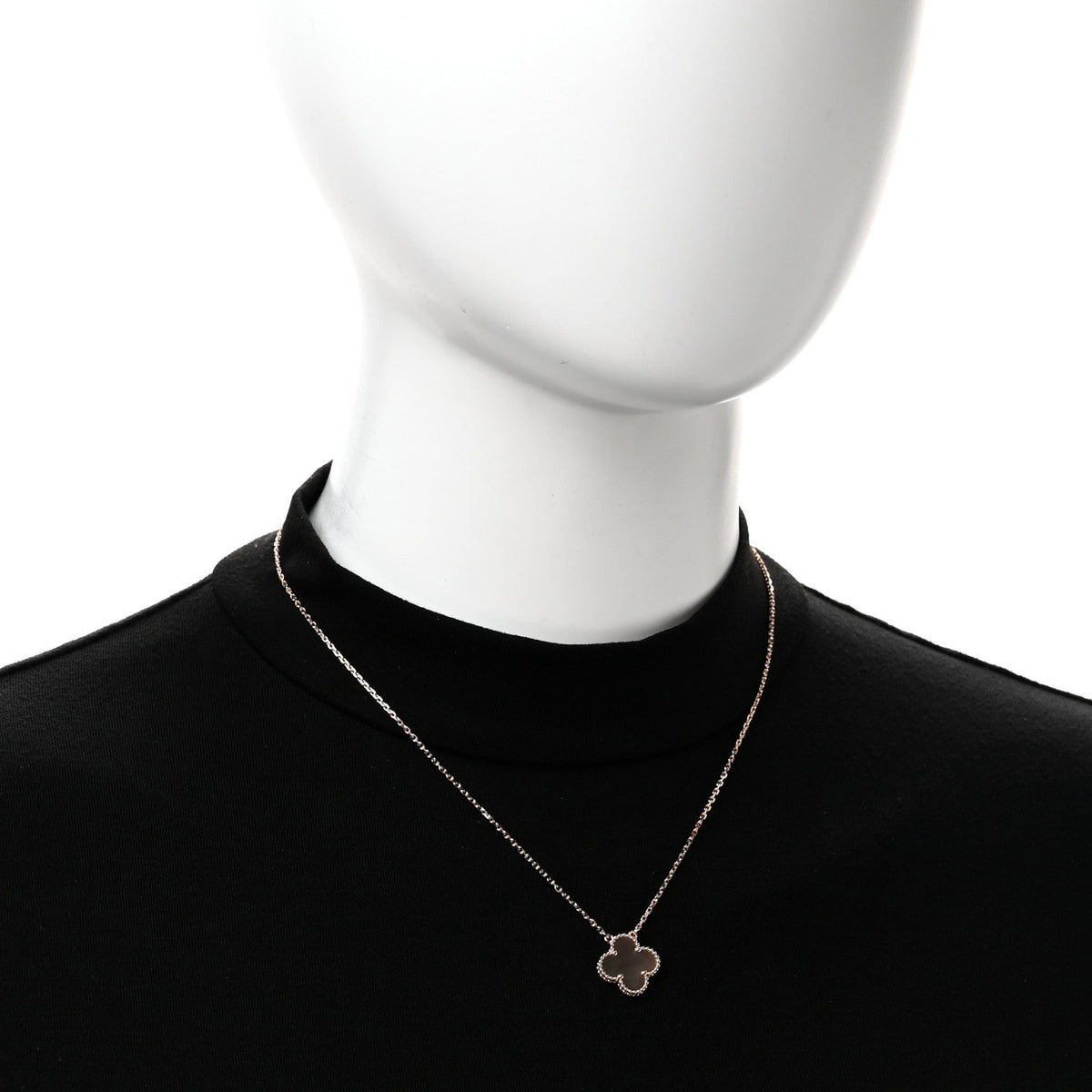 ヴァンクリーフ＆アーペル ヴィンテージアルハンブラ ペンダントネックレス マザーオブパール 18K ローズゴールド VAN CLEEF & ARPELS VINTAGE ALHAMBRA PENDANT NECKLACE MOTHER OF PEARL 18K ROSE GOLD