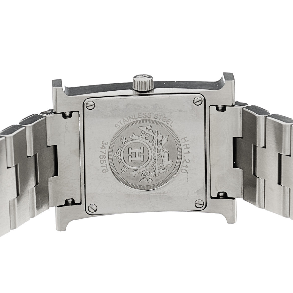 エルメス Hウォッチ クォーツ 21mm ステンレス HERMES HEURE H QUARTZ WATCH 21MM STAINLESS STEEL