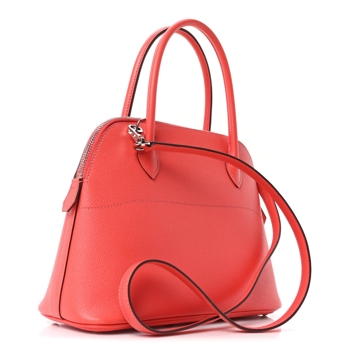 エルメス ボリード 27 Rose Jaipur エプソン シルバー金具 HERMES BOLIDE 27 ROSE JAIPUR EPSOM SILVER HARDWARE